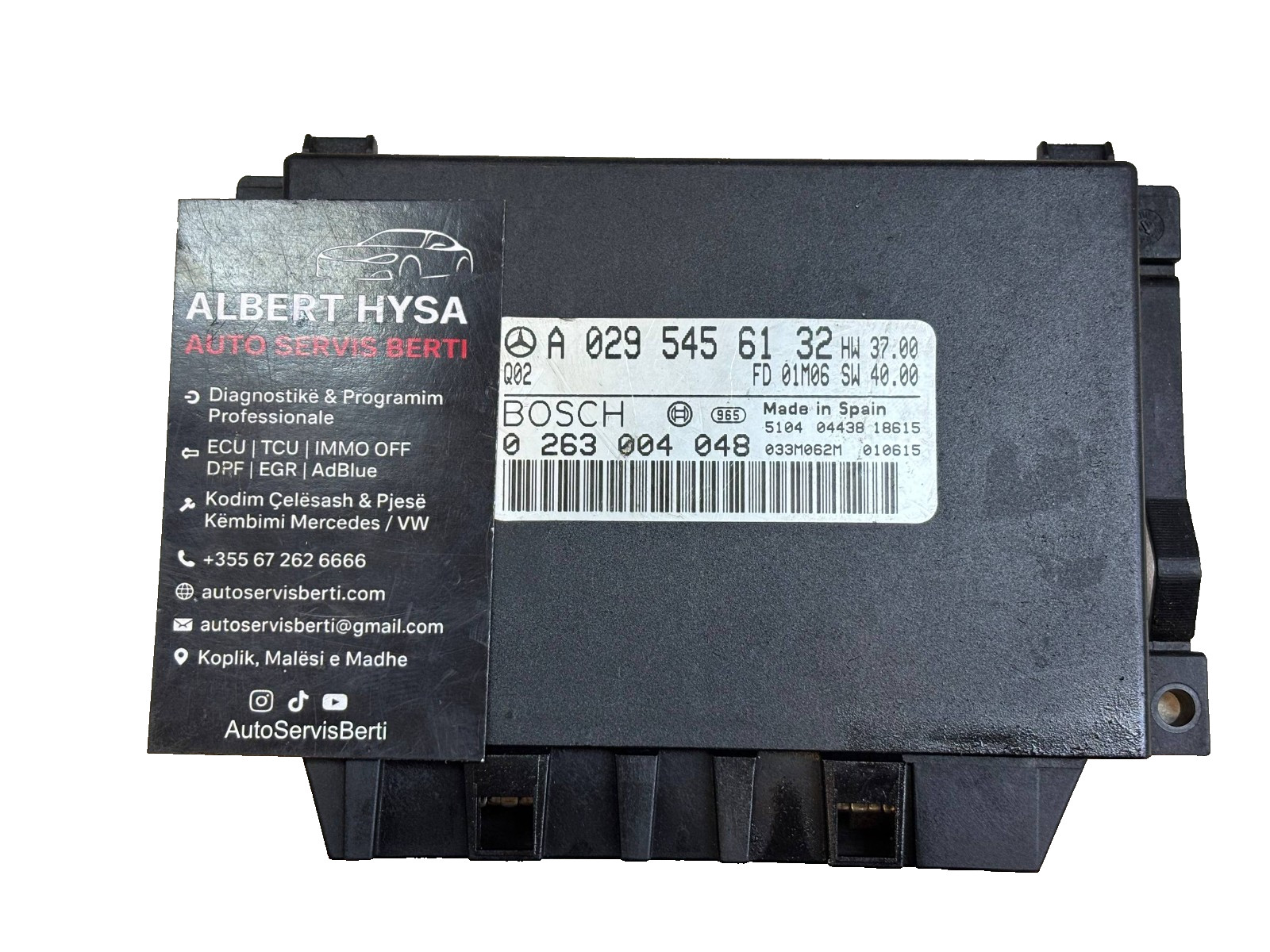 Mercedes Parking Sensor Control Module A0295456132 Bosch 0263004048 PDC Unit