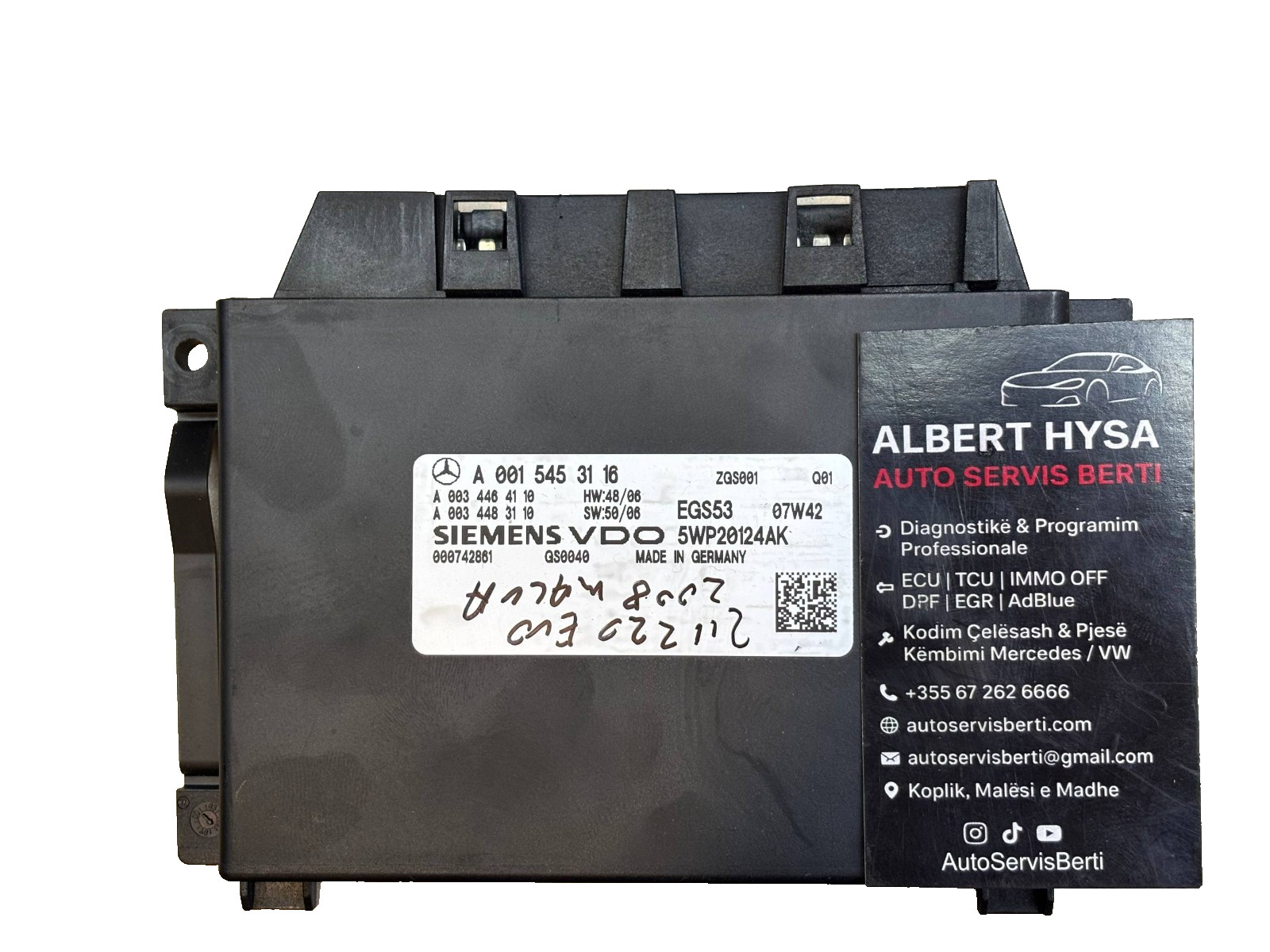 Mercedes EGS53 Transmission Module A0015453116 5WP20124AK Siemens TCU