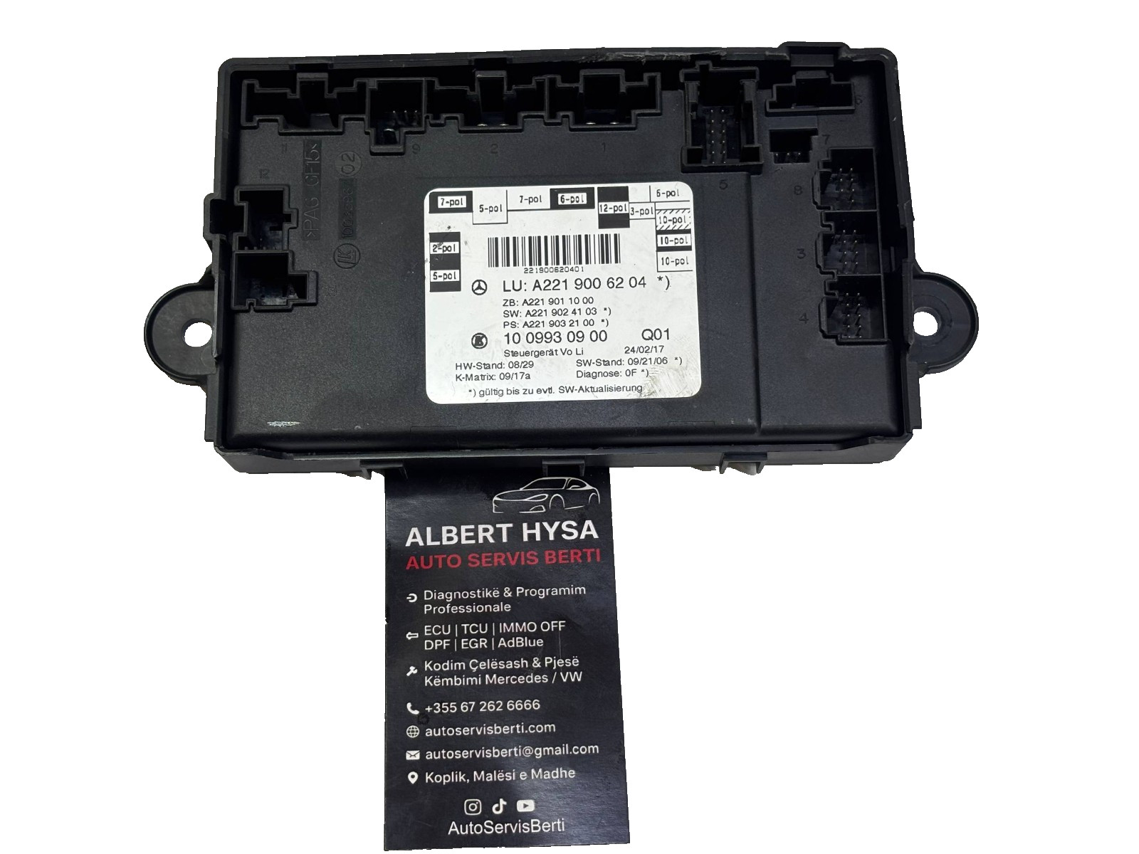 Mercedes Door Control Module A2219006204 Front/Rear Door Unit OEM