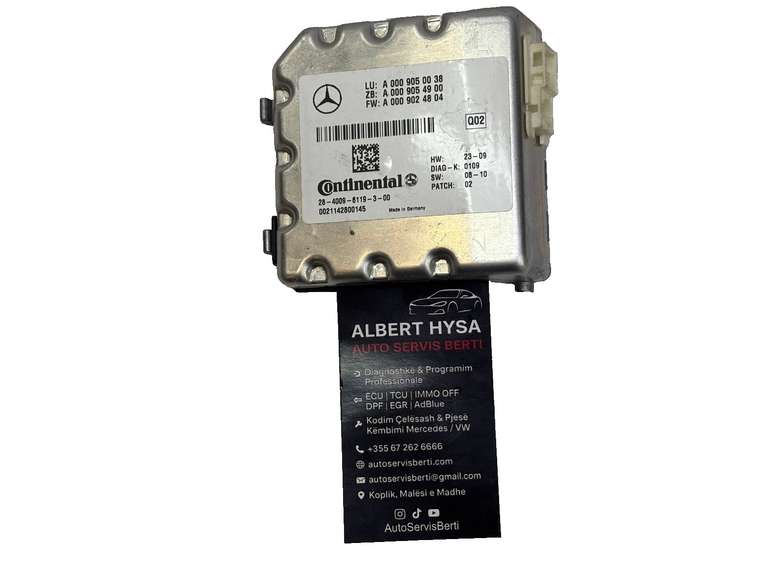 Mercedes Rear View Camera Control Module A00090050038 Continental OEM