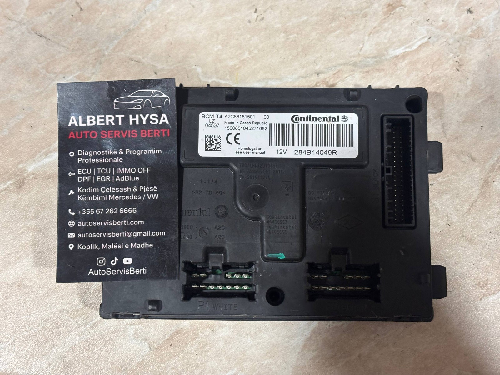 Renault Nissan BCM T4 Body Control Module 284B14049R Continental – OEM