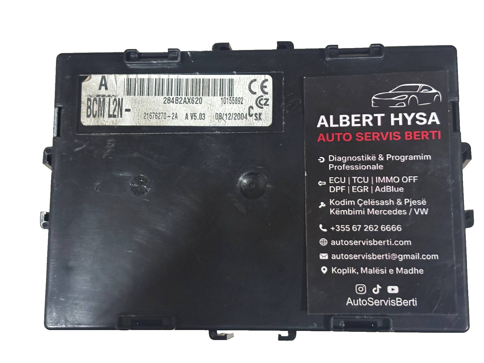 Nissan BCM L2N 284B2AX620 / 21676270-2A | Body Control Module OEM
