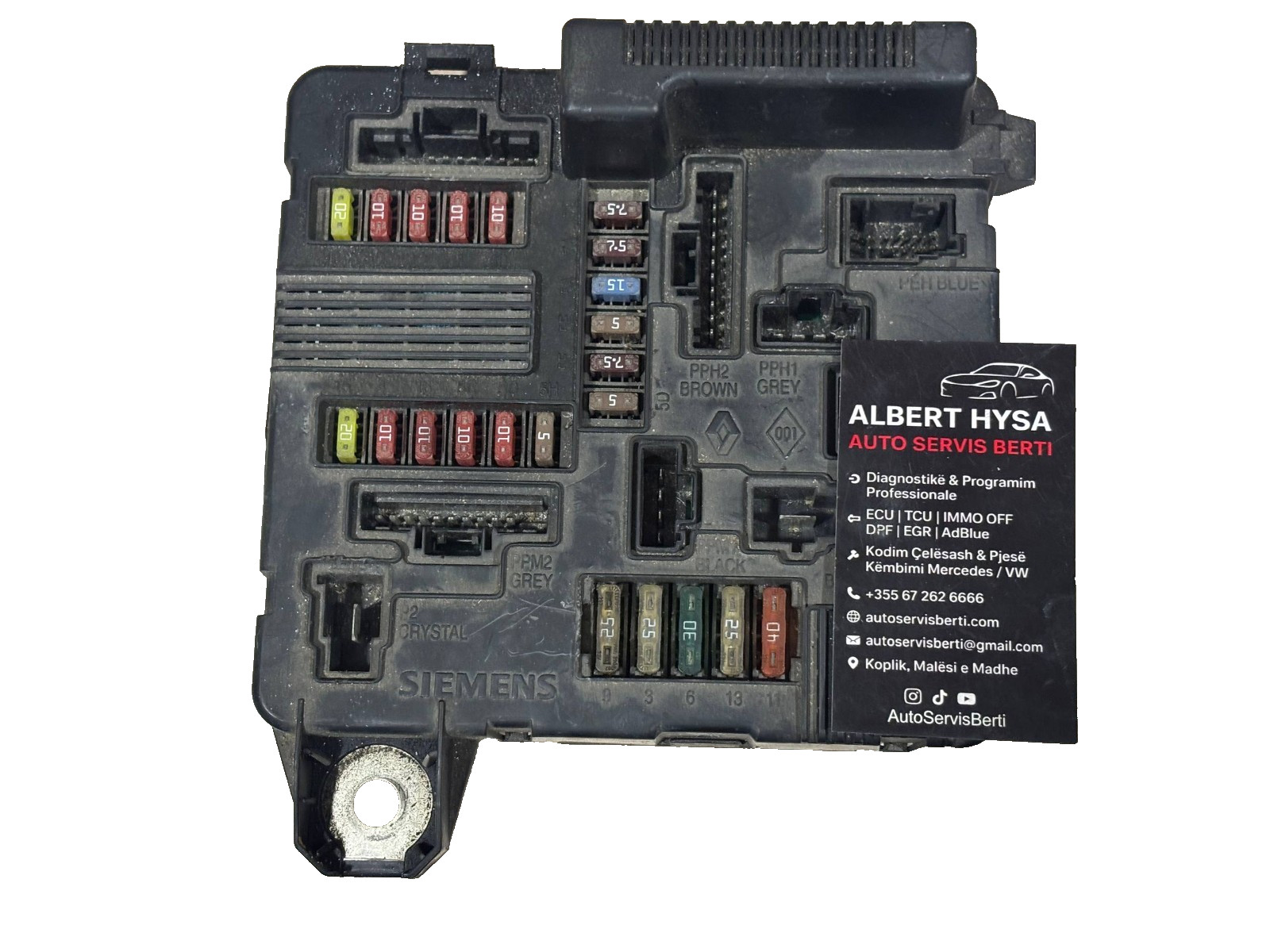 Renault Fuse Box UPC X84 8200306033B / A118399300K | Siemens BSM Module OEM