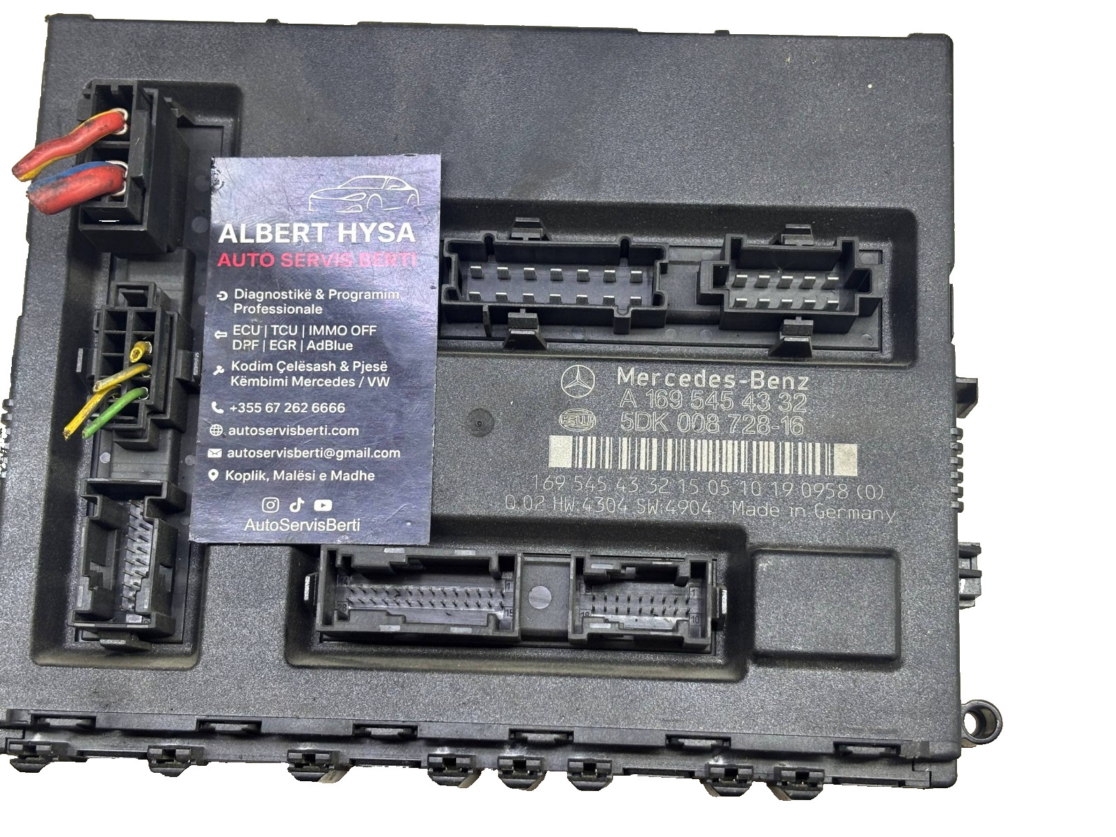 Mercedes SAM A1695454332 – 5DK008728-16 Front Signal Acquisition Module