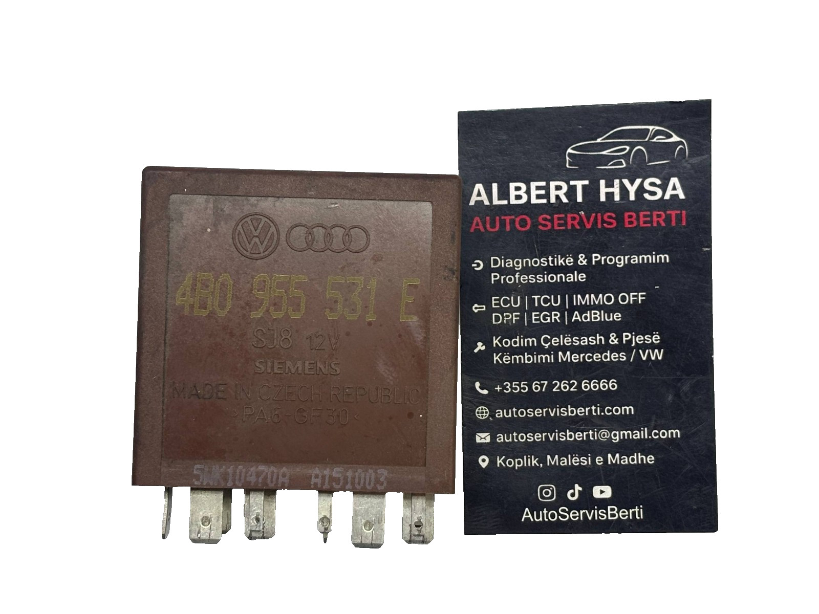 VW Audi Relay 4B0955531E – Control Relay / Electronics Module