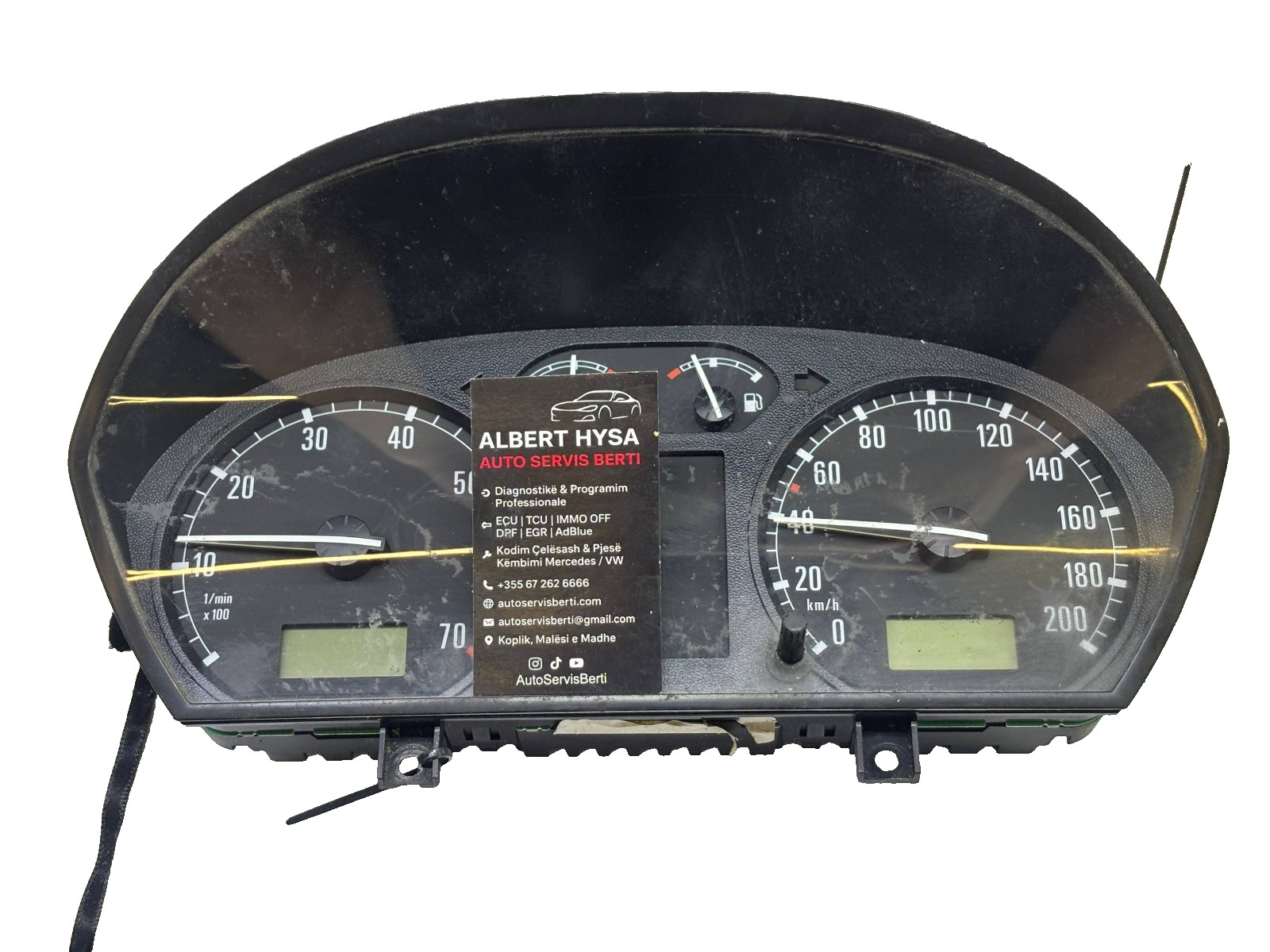 Skoda Instrument Cluster 6Y1919880C – VDO 110.080.015/005 Dashboard Speedometer