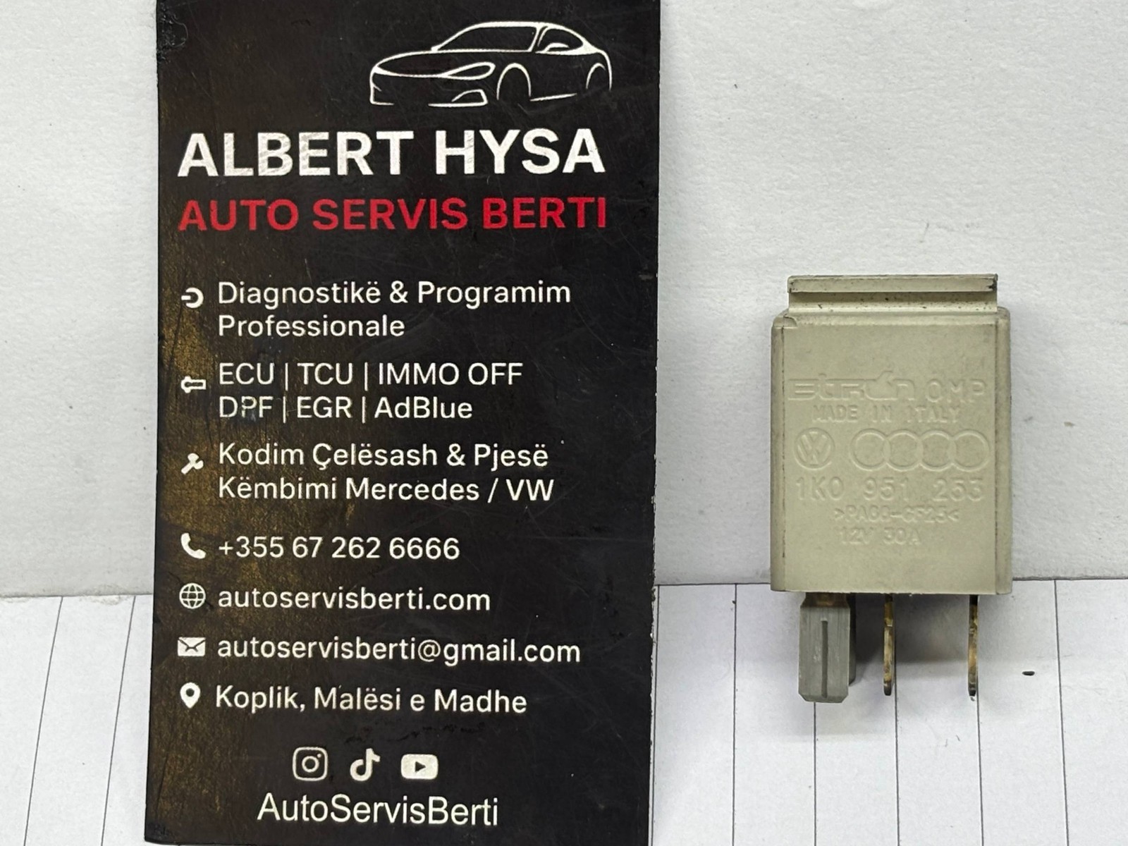 VW Audi Relay 1K0951253 – Electronic Control Relay