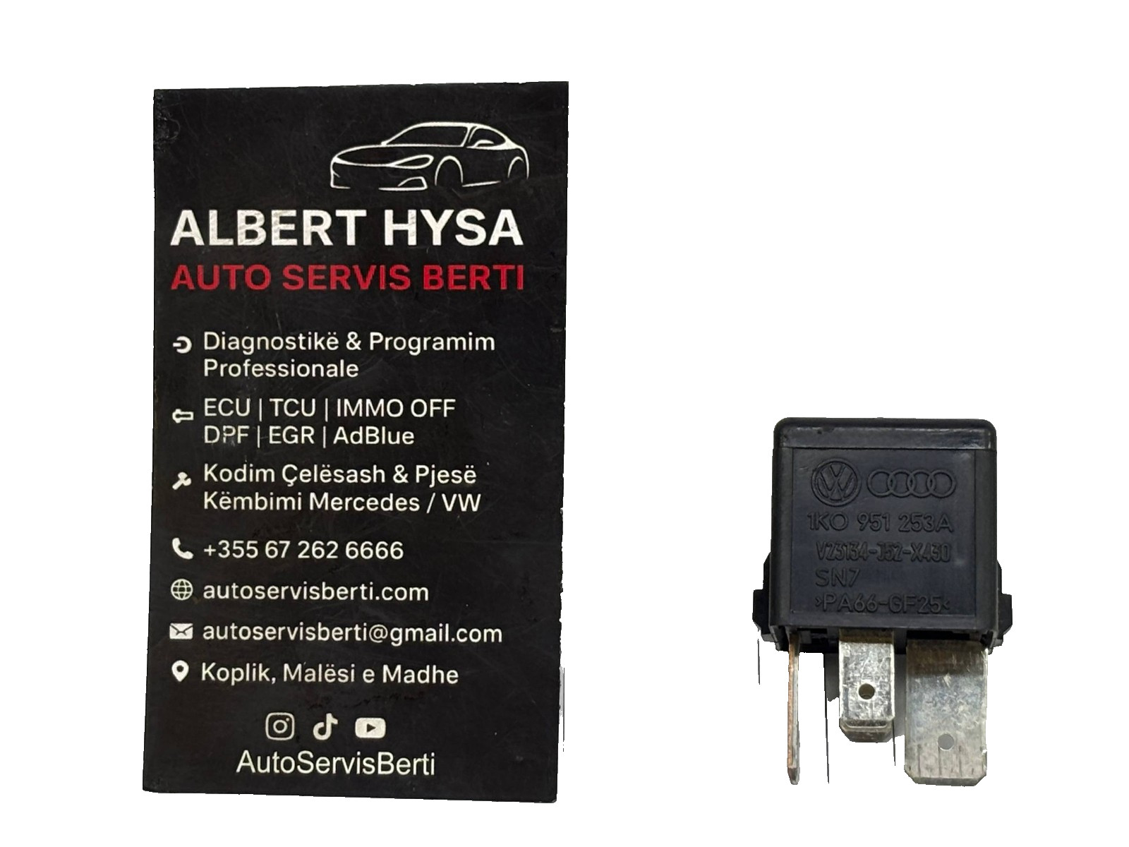 VW Audi Relay 1K0951253A – Electronic Control Relay