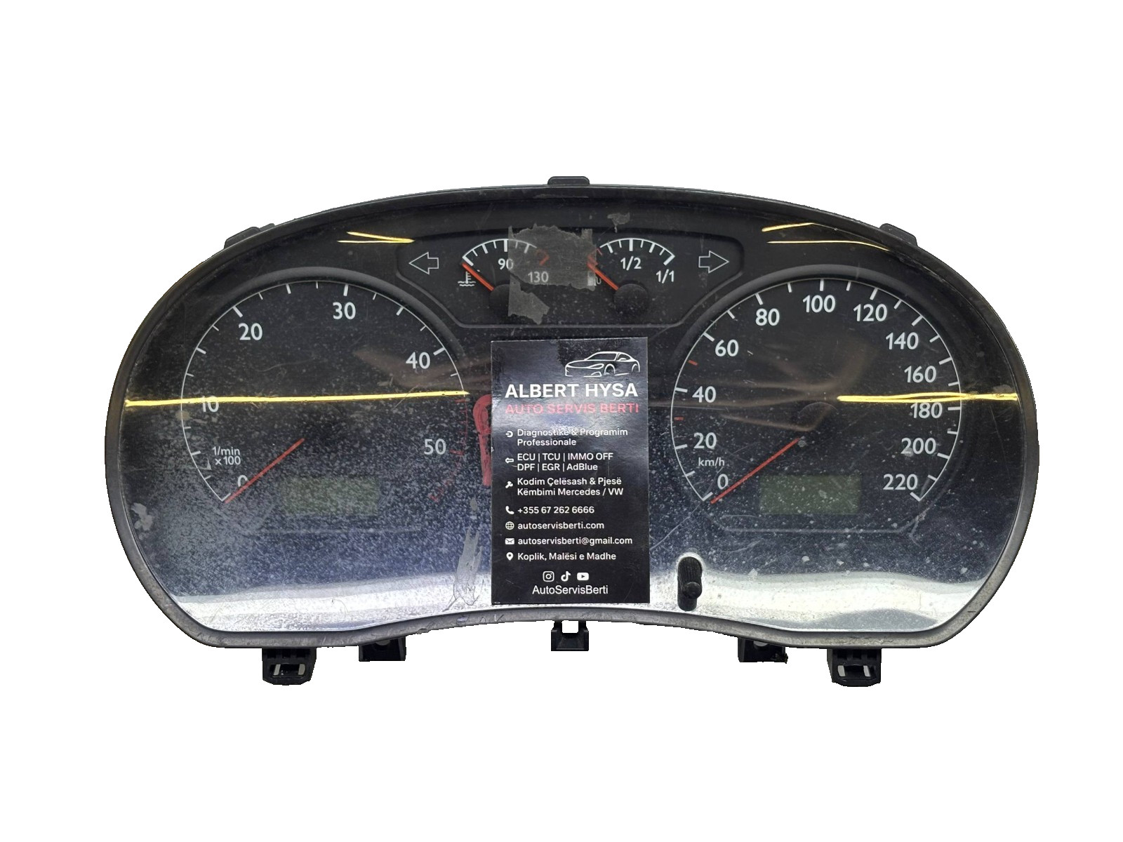 Instrument Cluster 6Q0920800M – VDO 110080124015 – Dashboard Speedometer Unit