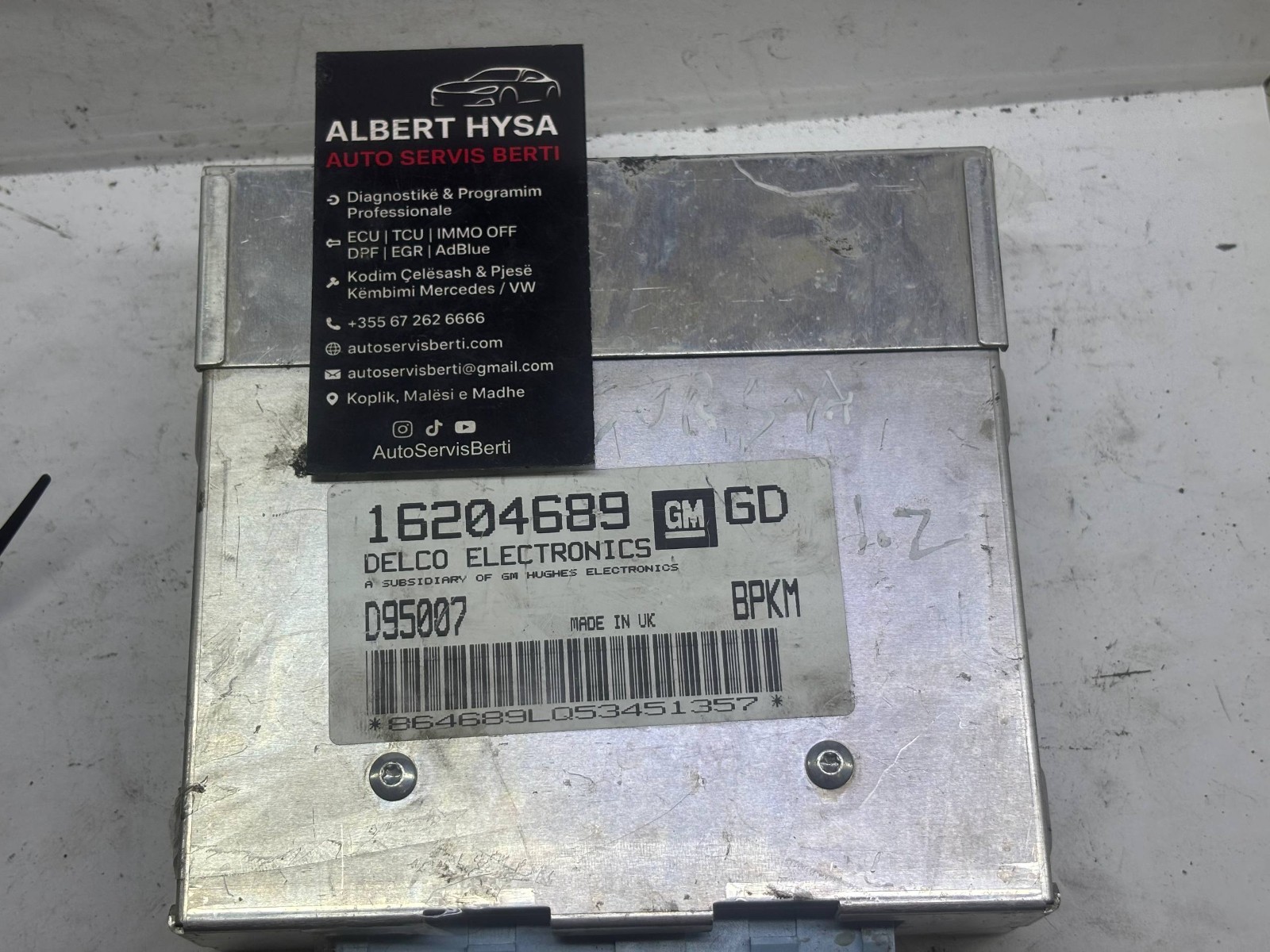 GM ECU 16204689 – BPKM D95007 Engine Control Module