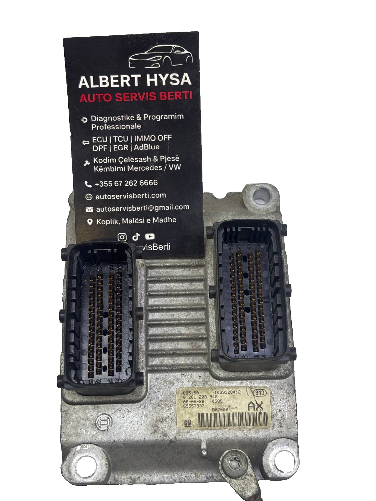 Bosch Engine ECU 0261208940 885159 AX B07002 1039S28412 GM