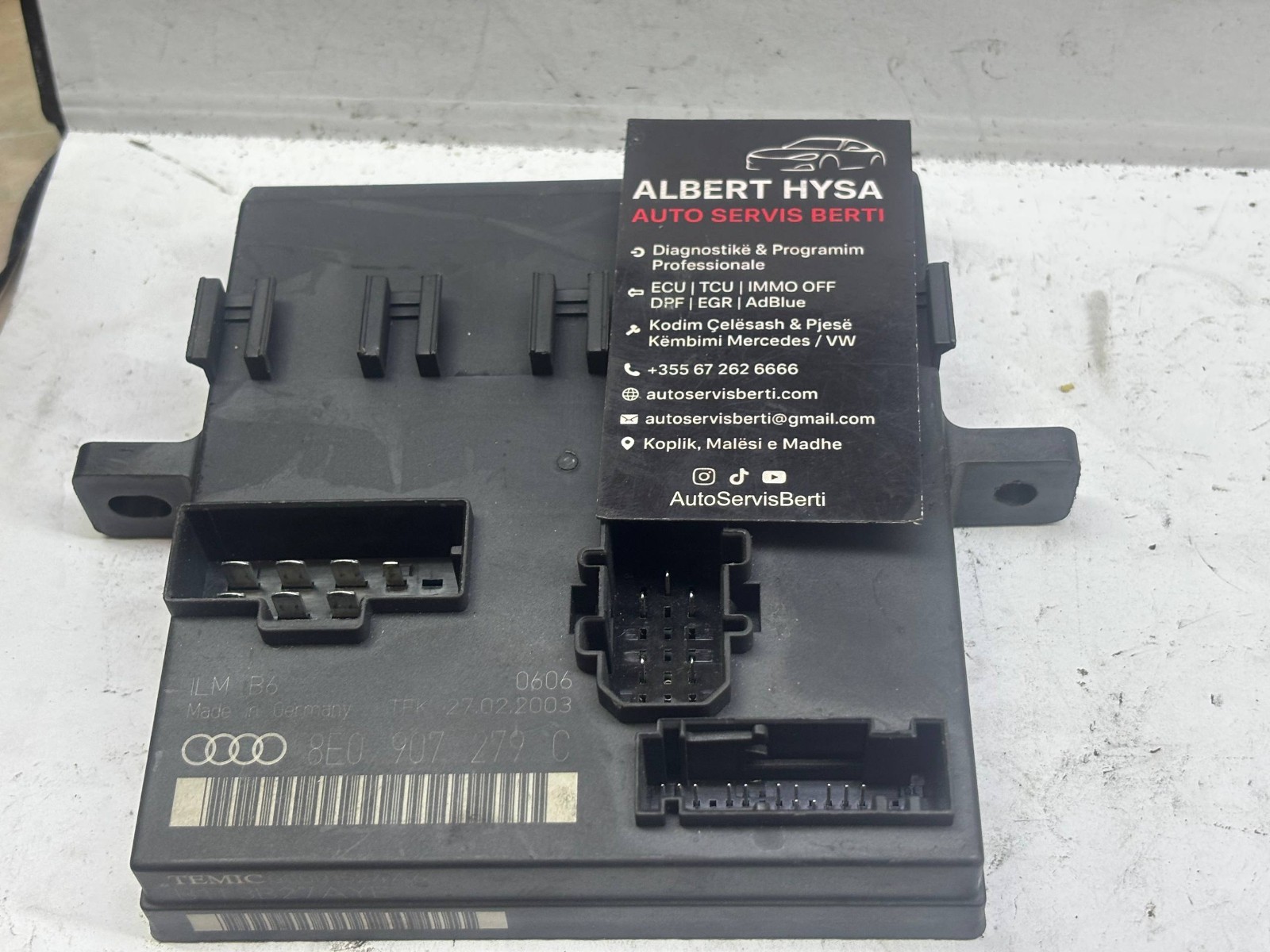 Audi A4 B6 B7 BCM Central Convenience Body Control Module 8E0907279C