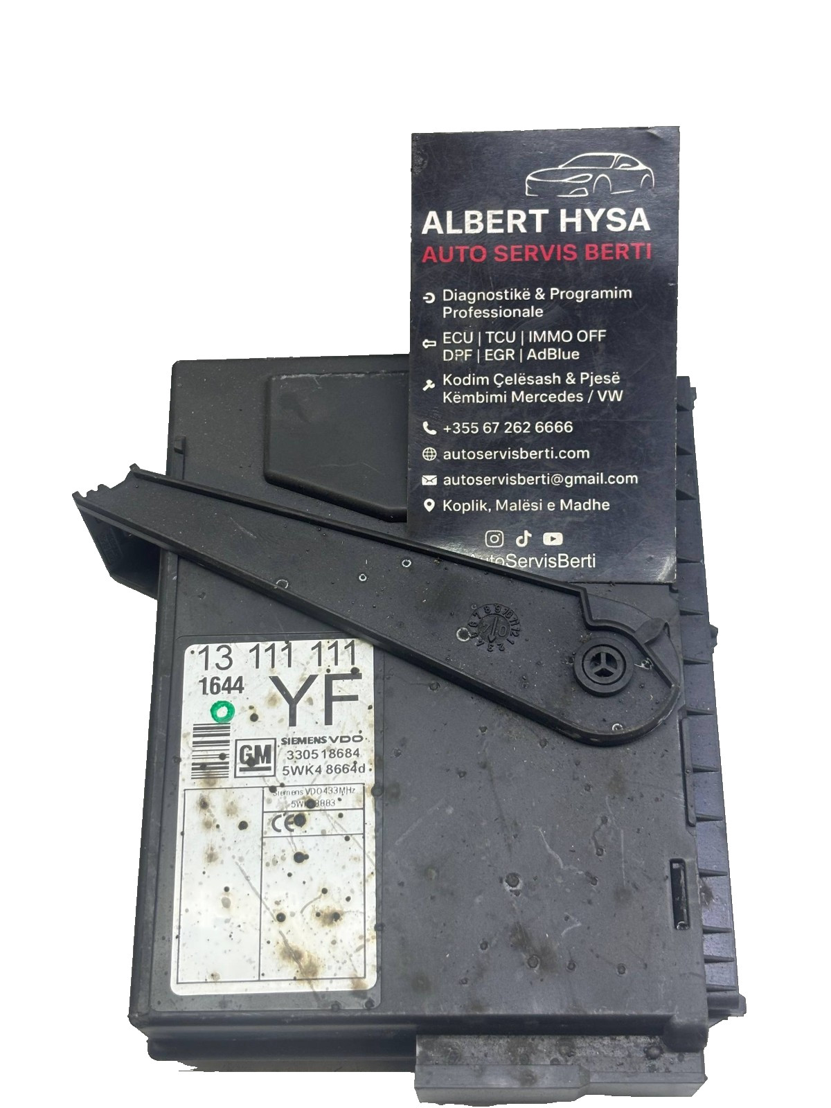 Opel Immobilizer Control Unit Siemens VDO 13111111 YF 5WK48664D 433MHz