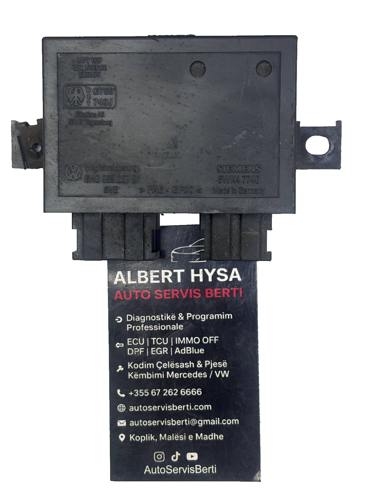 VW Comfort Control Module BCM 6H0953257B Siemens 5WK47740