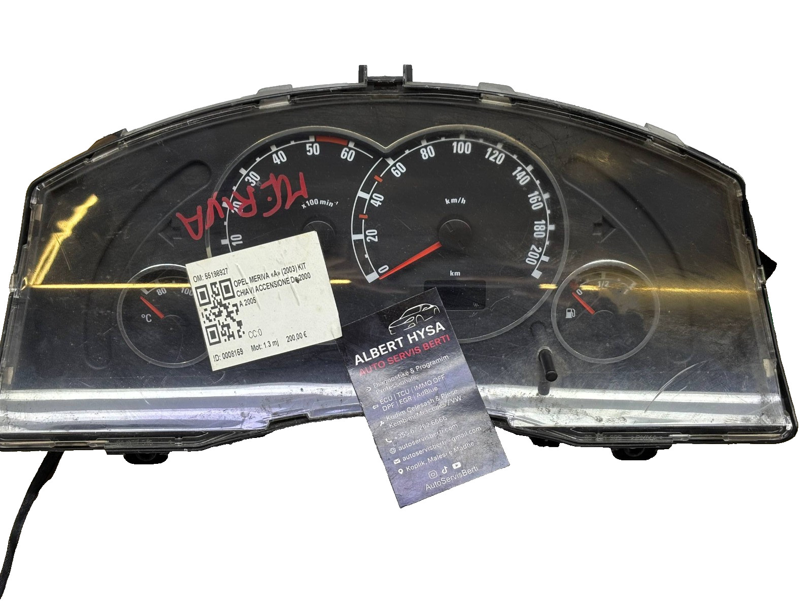 VDO Instrument Cluster Speedometer 13214770LN Opel Corsa D Petrol Dashboard