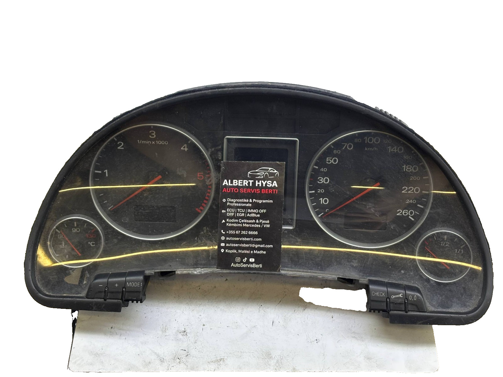 Audi A4 B6 B7 Instrument Cluster Speedometer VDO 8E0920900K 260km/h Diesel