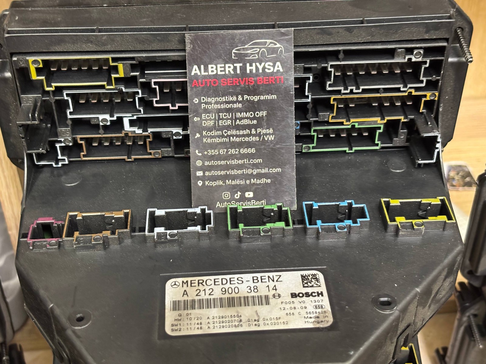 A2129003814 Mercedes-Benz SAM Control Module Front/Rear OEM