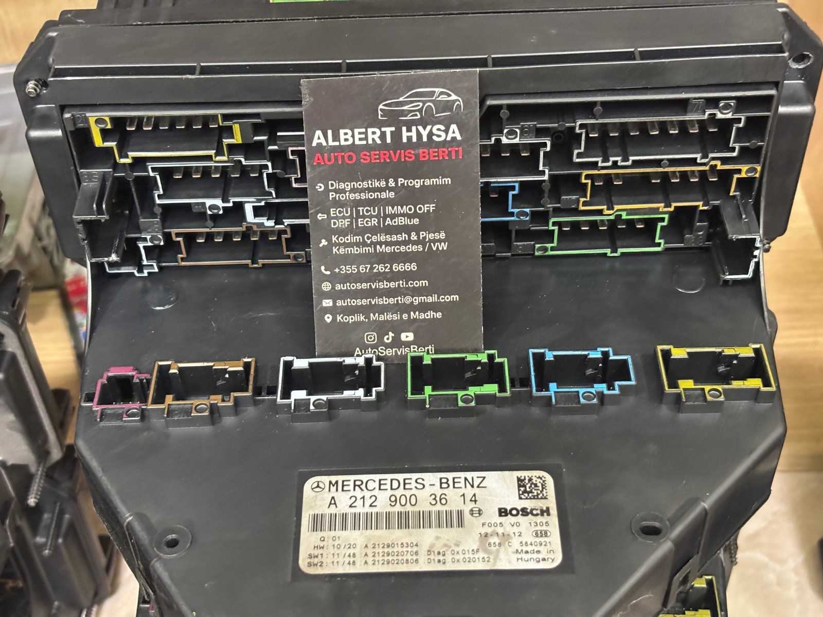 A2129003614 Mercedes-Benz SAM Control Module Front/Rear OEM