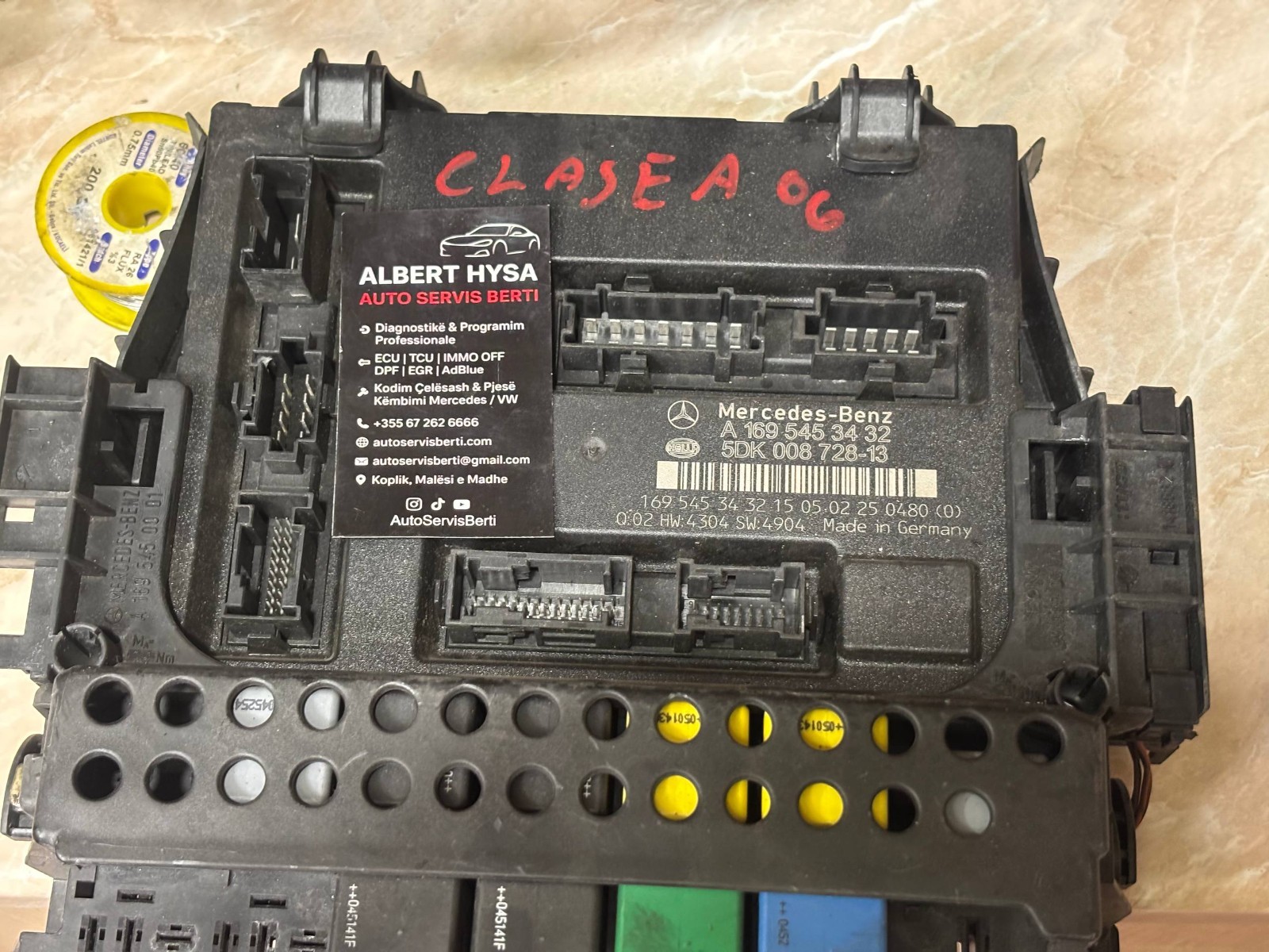 A1695453432 Mercedes-Benz SAM Control Module Siemens 5DK008728-13