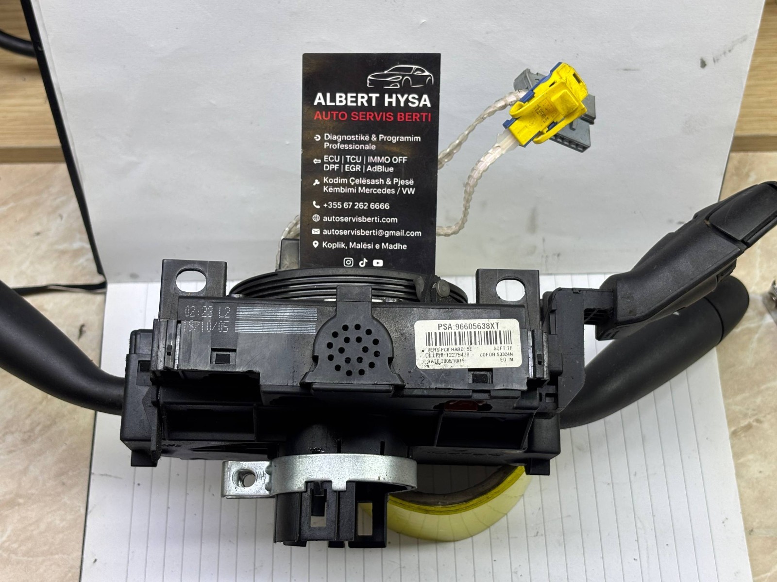 Delphi Steering Column Control Module 96605638XT OEM