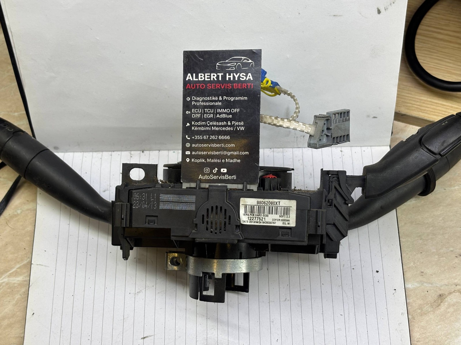 Delphi Steering Column Control Module 98062080XT OEM