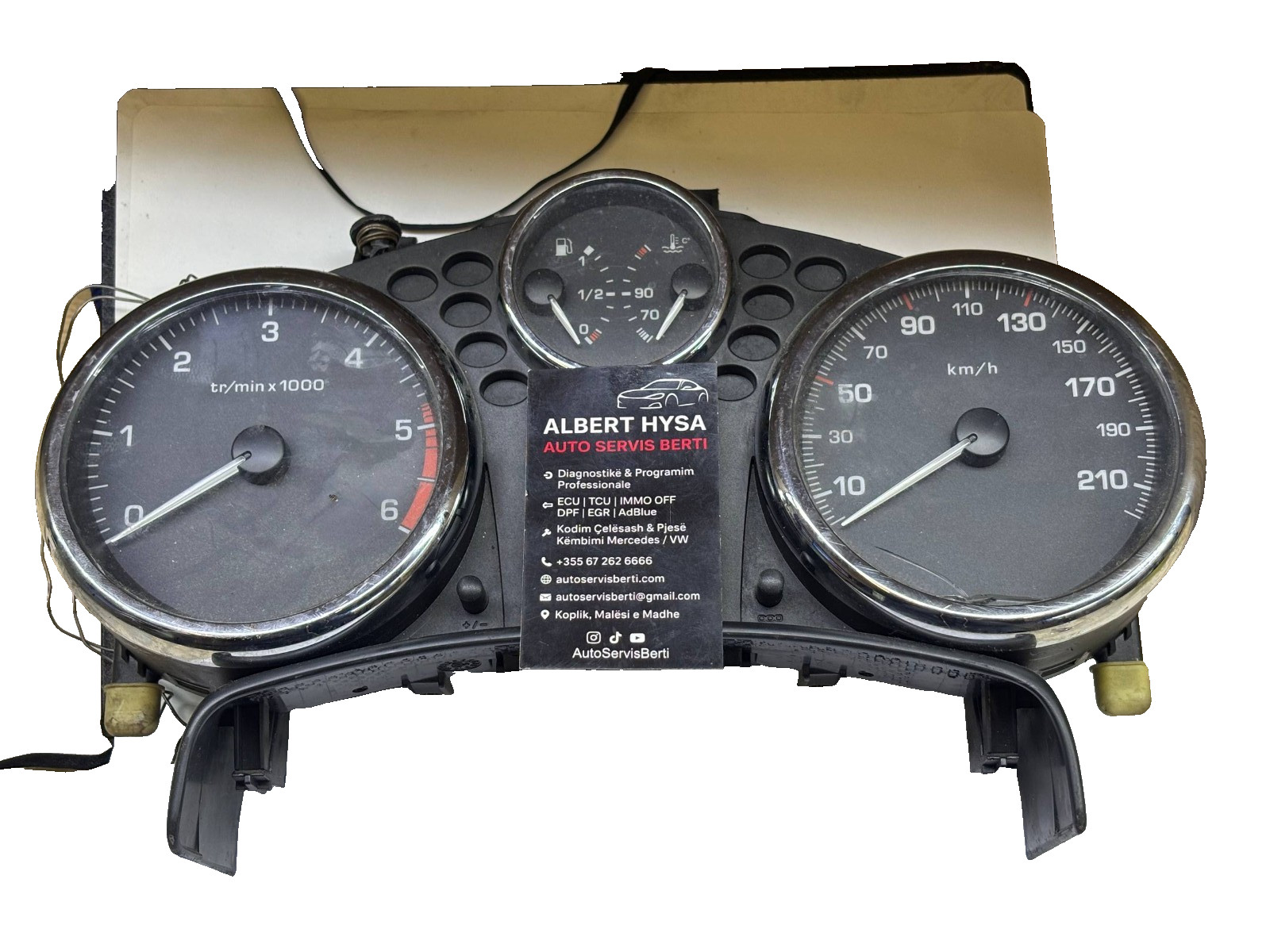 Siemens VDO Instrument Cluster Dashboard Speedometer A2C53065547 OEM