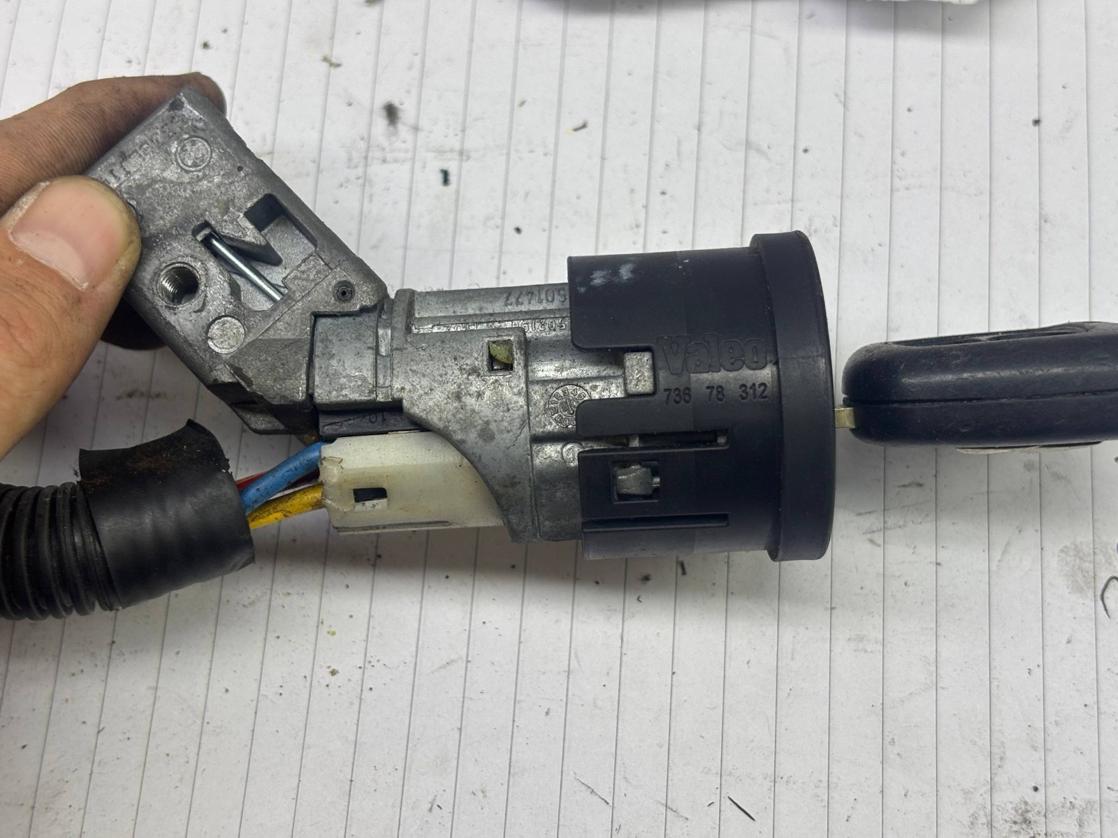 Valeo Control Module 73678312 OEM + ORIGINAL KEY