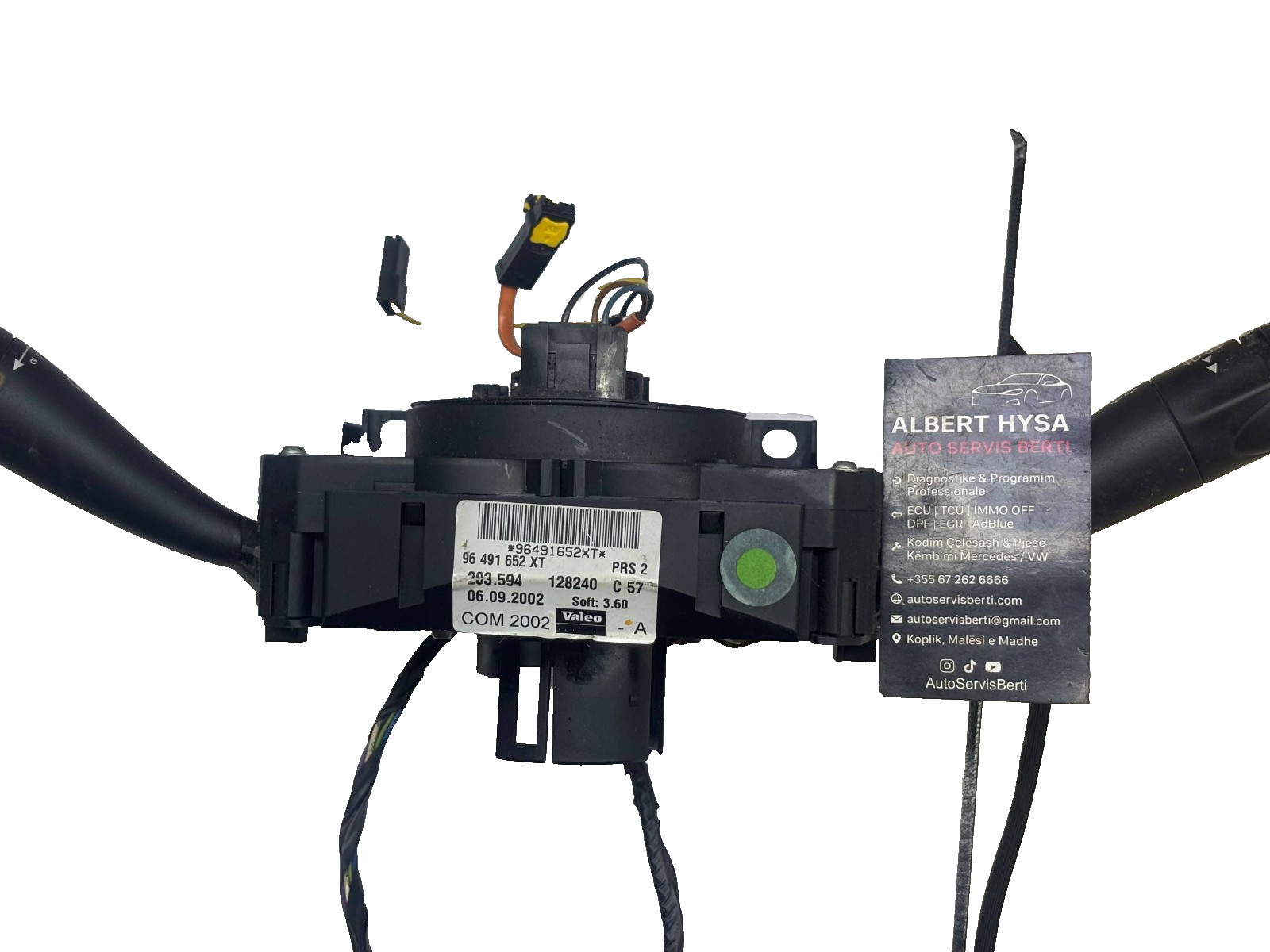 Valeo COM2002 Steering Column Switch Module 96491652XT OEM