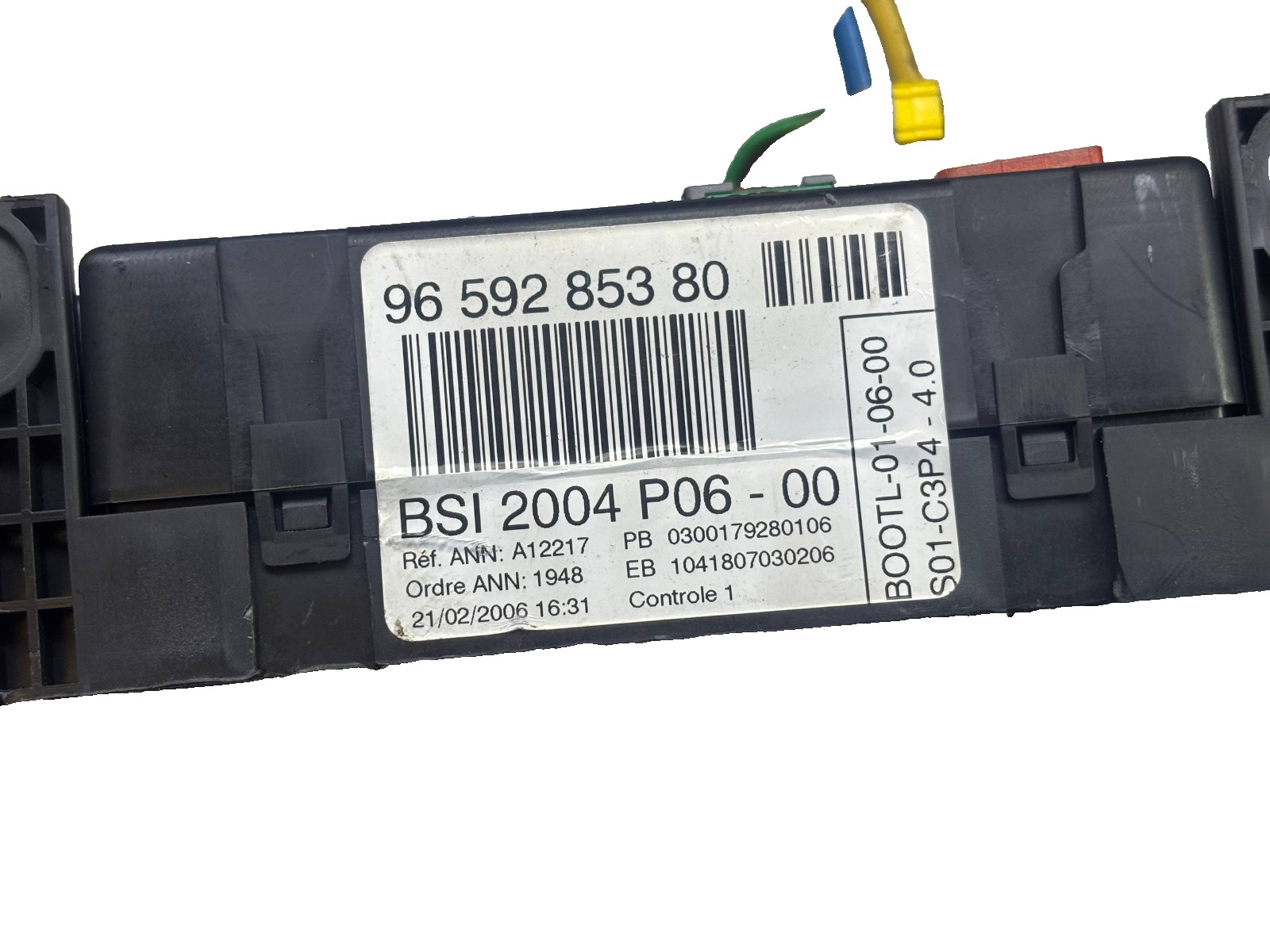 BSI Body Control Module 9659285380 BSI 2004 P06-00 OEM