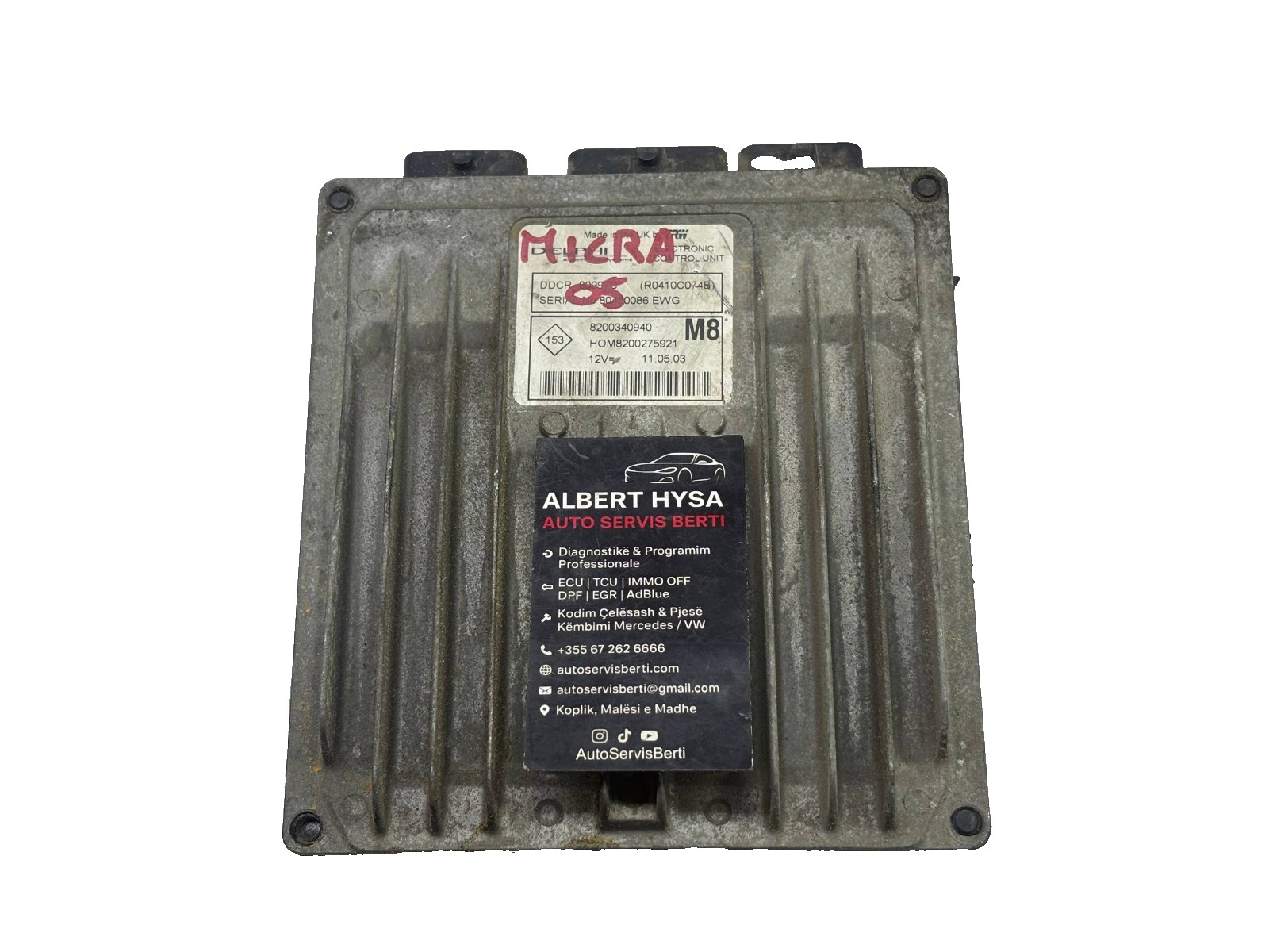 Delphi DDCR M8 Engine ECU 8200340940 R0410C074B OEM