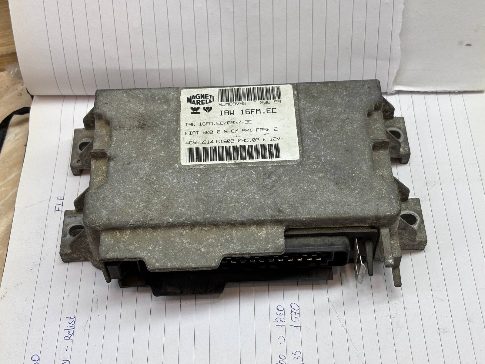 46555914 Magneti Marelli Engine ECU IAW 16FM.EC 61602.095.03 OEM