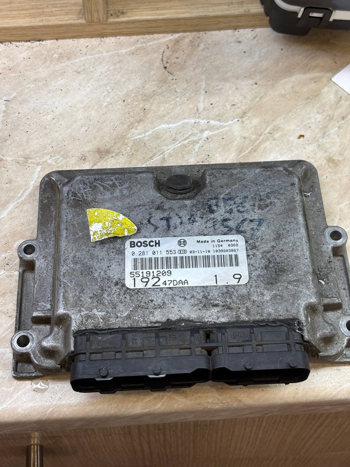 55191209 Bosch Engine ECU 192 47DAA 1.9 0281011553 OEM