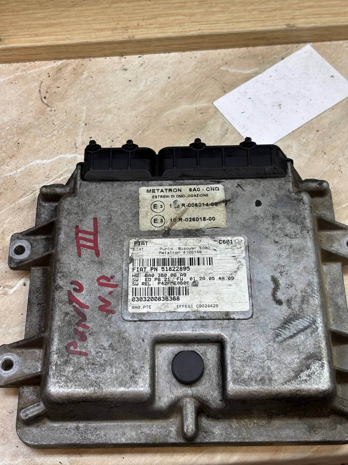 51822895 Engine ECU C601 6A0.3B0.00.A9 OEM