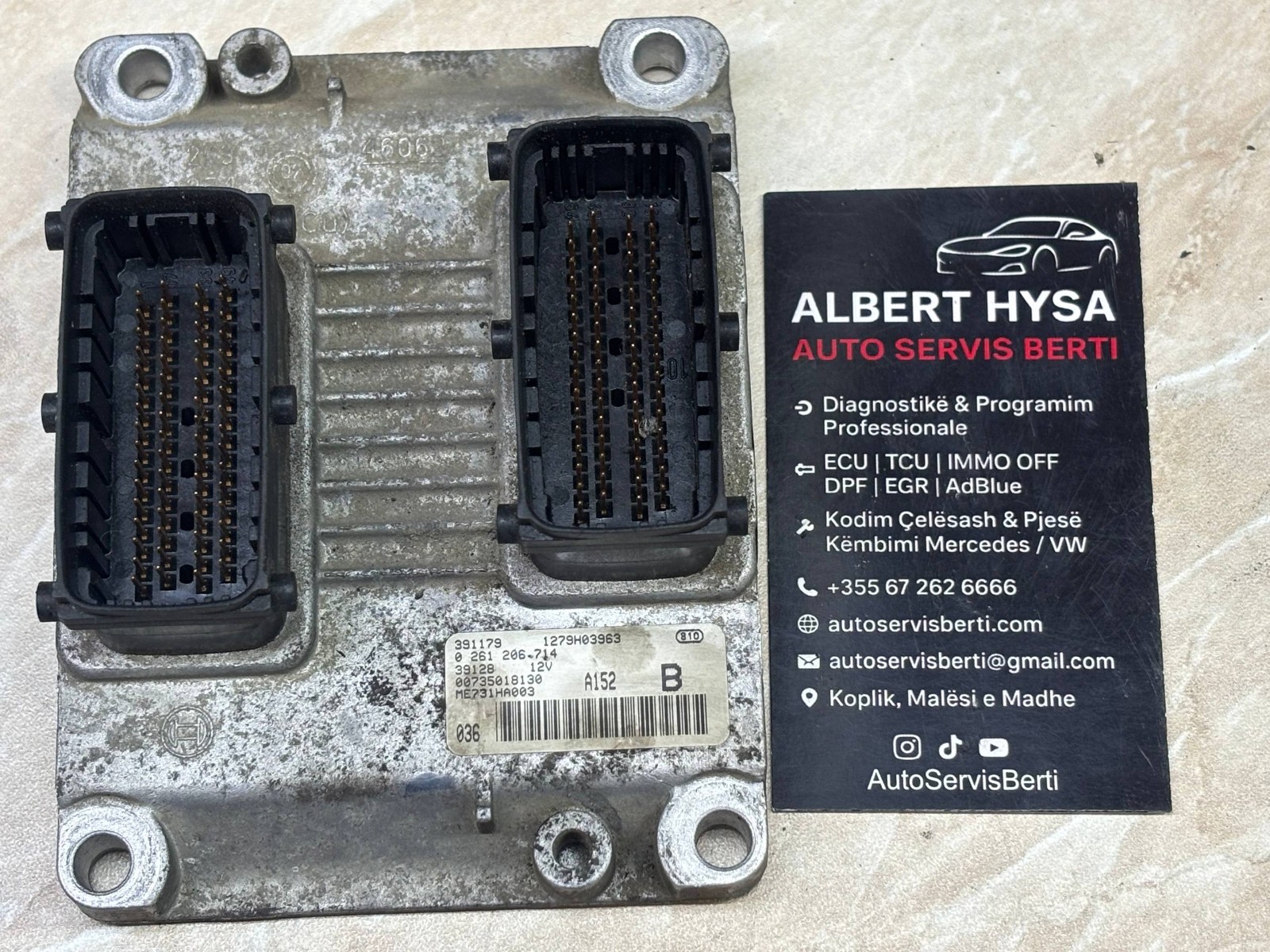 391179 Bosch Engine ECU ME731HA003 A152 0261206716 OEM
