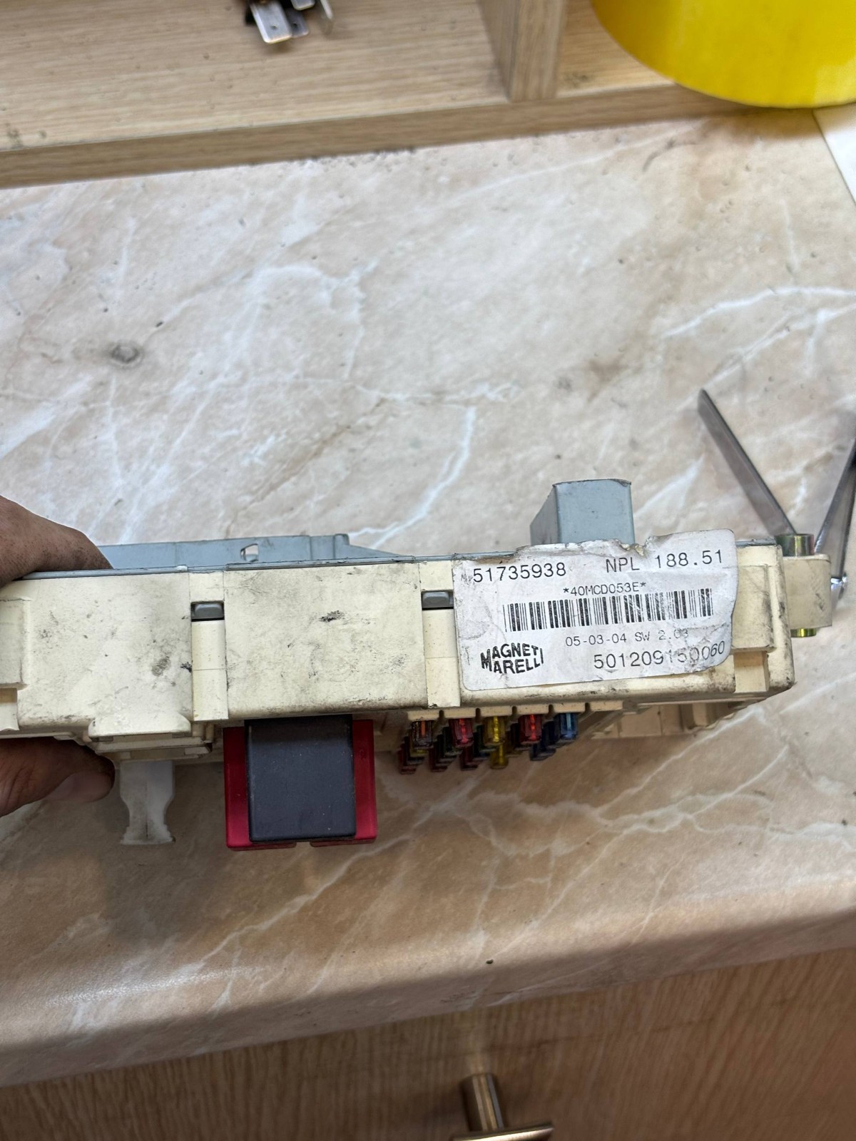 51732916 Magneti Marelli Fuse Box Body Control Module 501200800060 NPL 350.51 OE