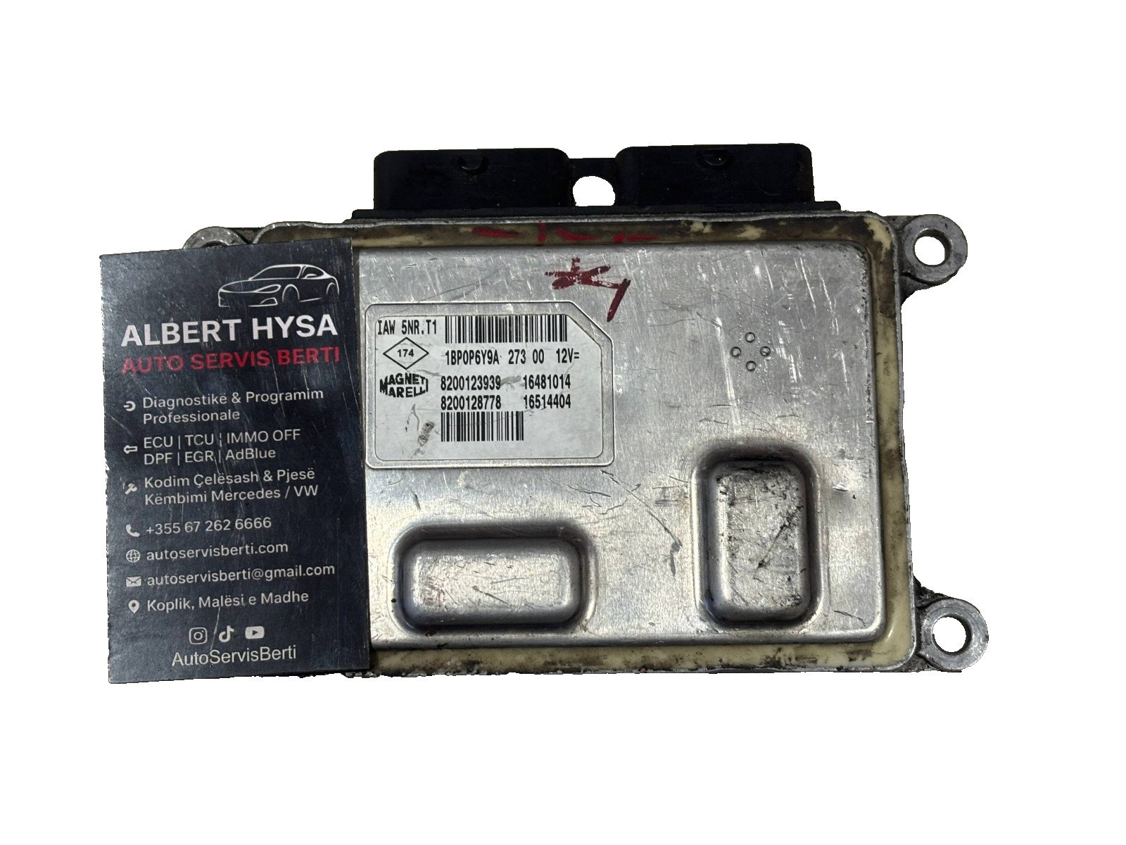 8200123939 Magneti Marelli IAW 5NR.T1 ECU Engine Control Unit 164810142