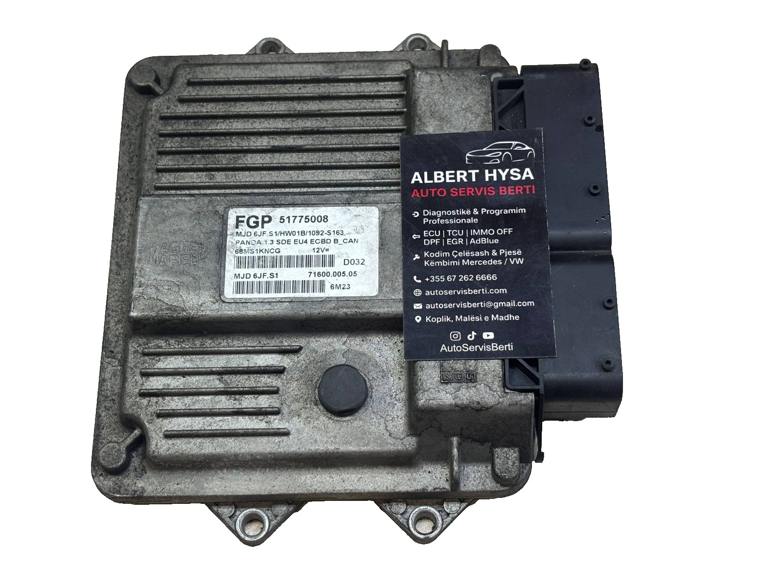 51775008 Magneti Marelli MJD JF.S1 ECU Engine Control Unit 71600.005.05