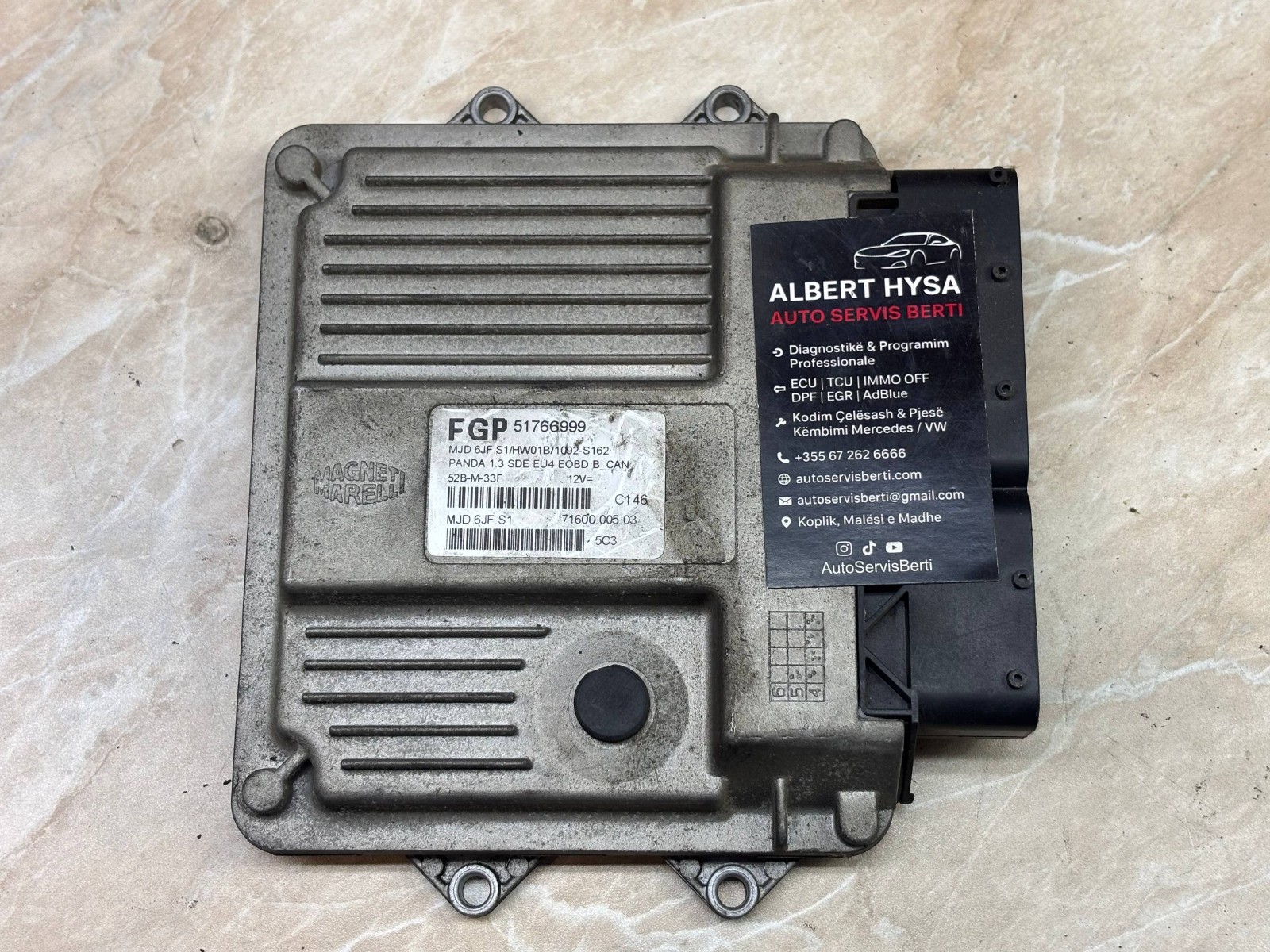 51766999 Magneti Marelli MJD 6JF.S1 ECU Engine Control Unit 71600.005.03