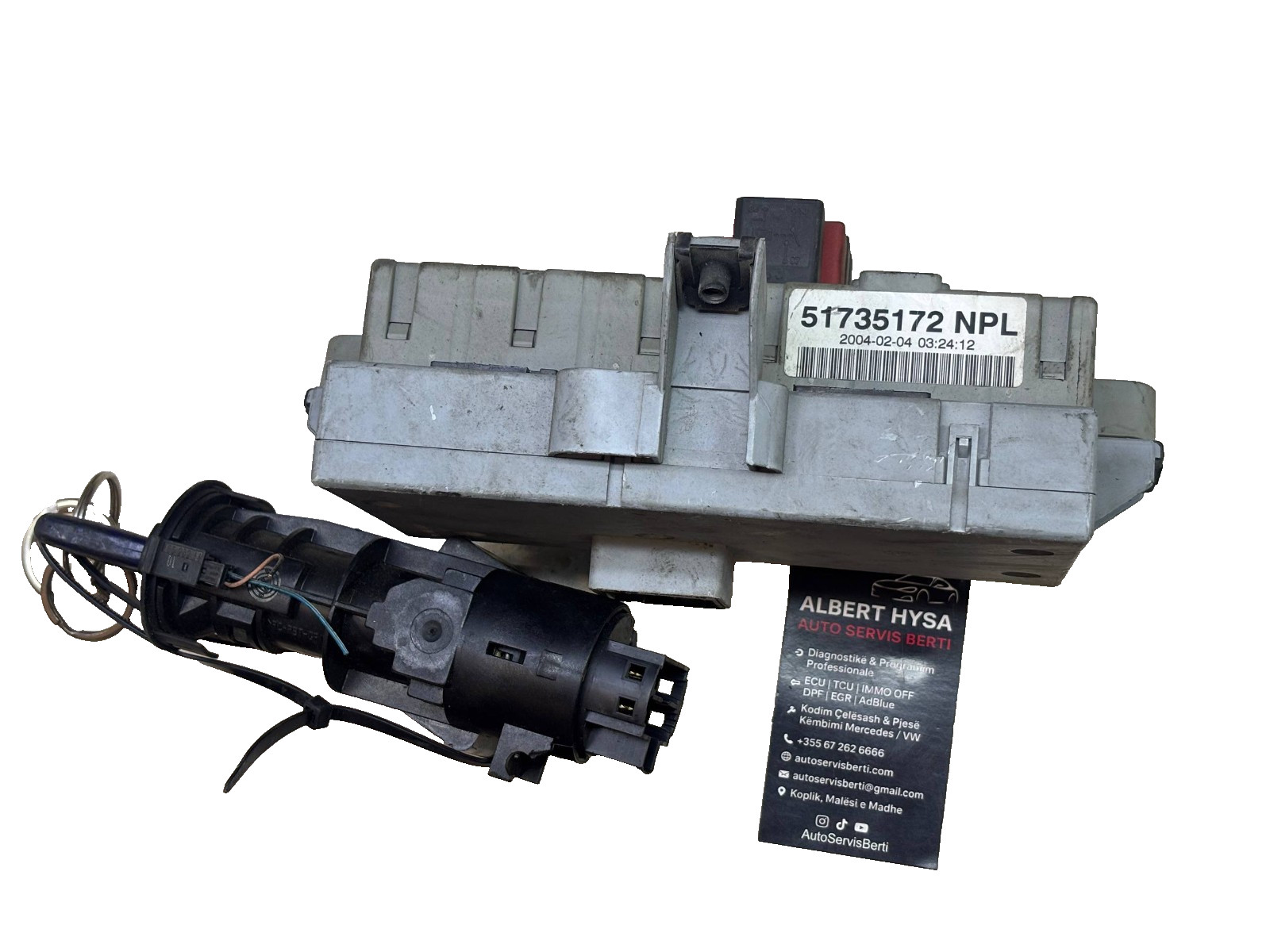 51735172 NPL Magneti Marelli NPL Fuse Box BCM with Matching Key