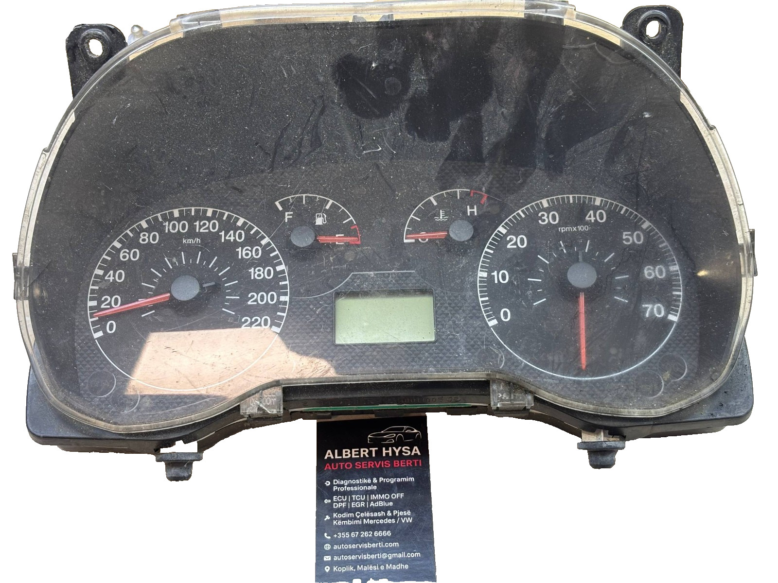 Speedometer instrument cluster 51701537 Fiat Punto