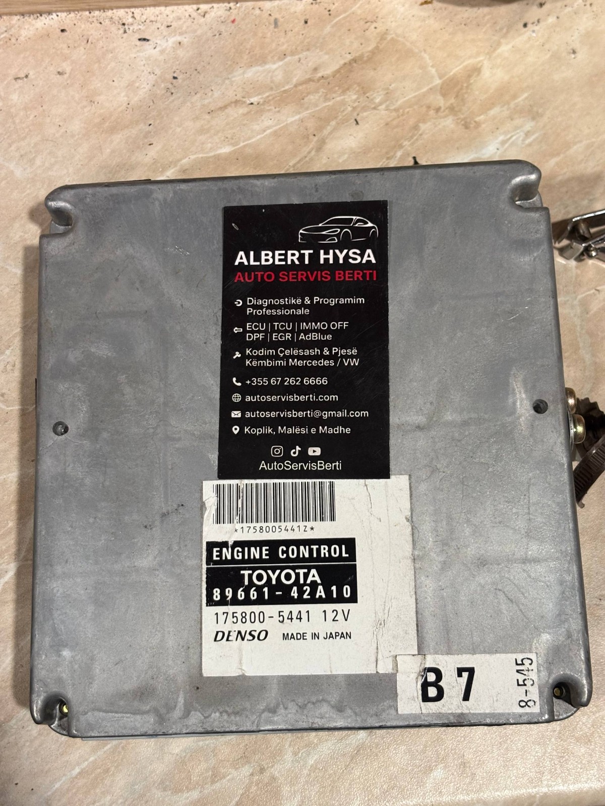 Denso ECU 89661-42A10 175800-5441 Engine Control Module