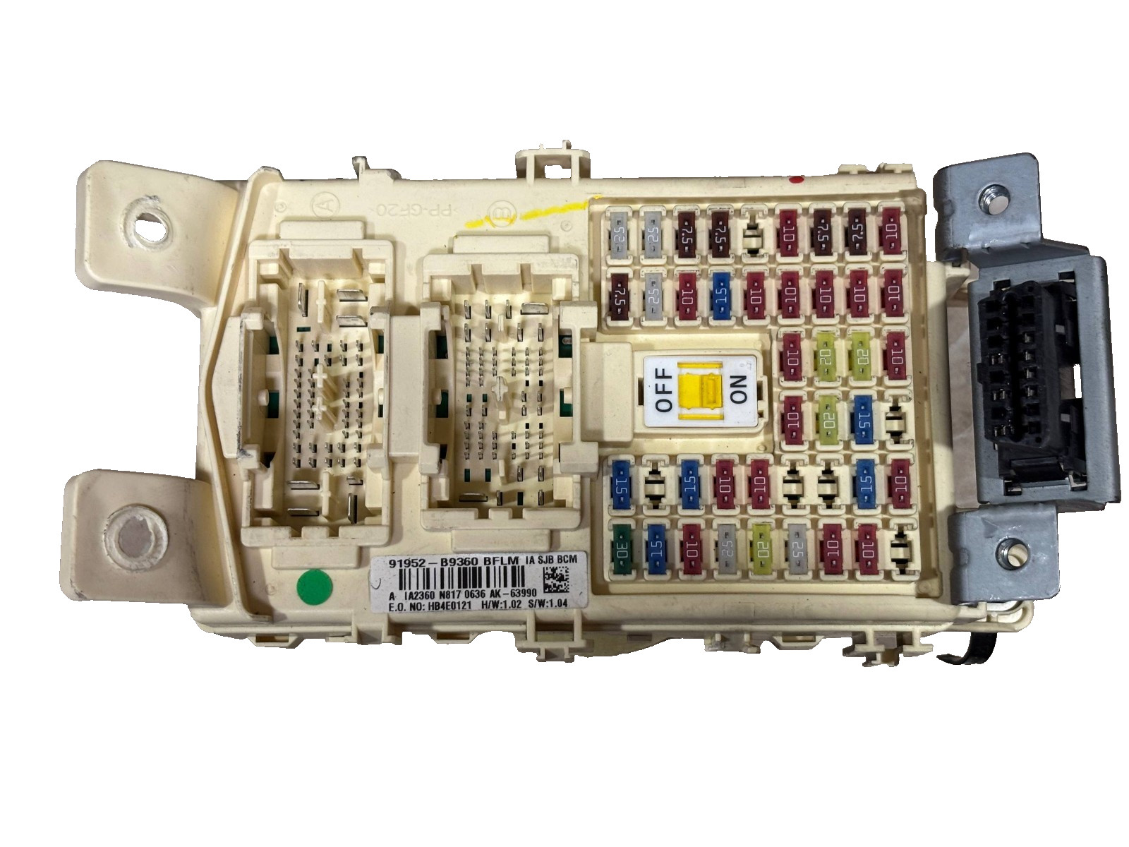 Kia/Hyundai BCM SJB Fuse Box 91952-B9360 BFLM IA OEM