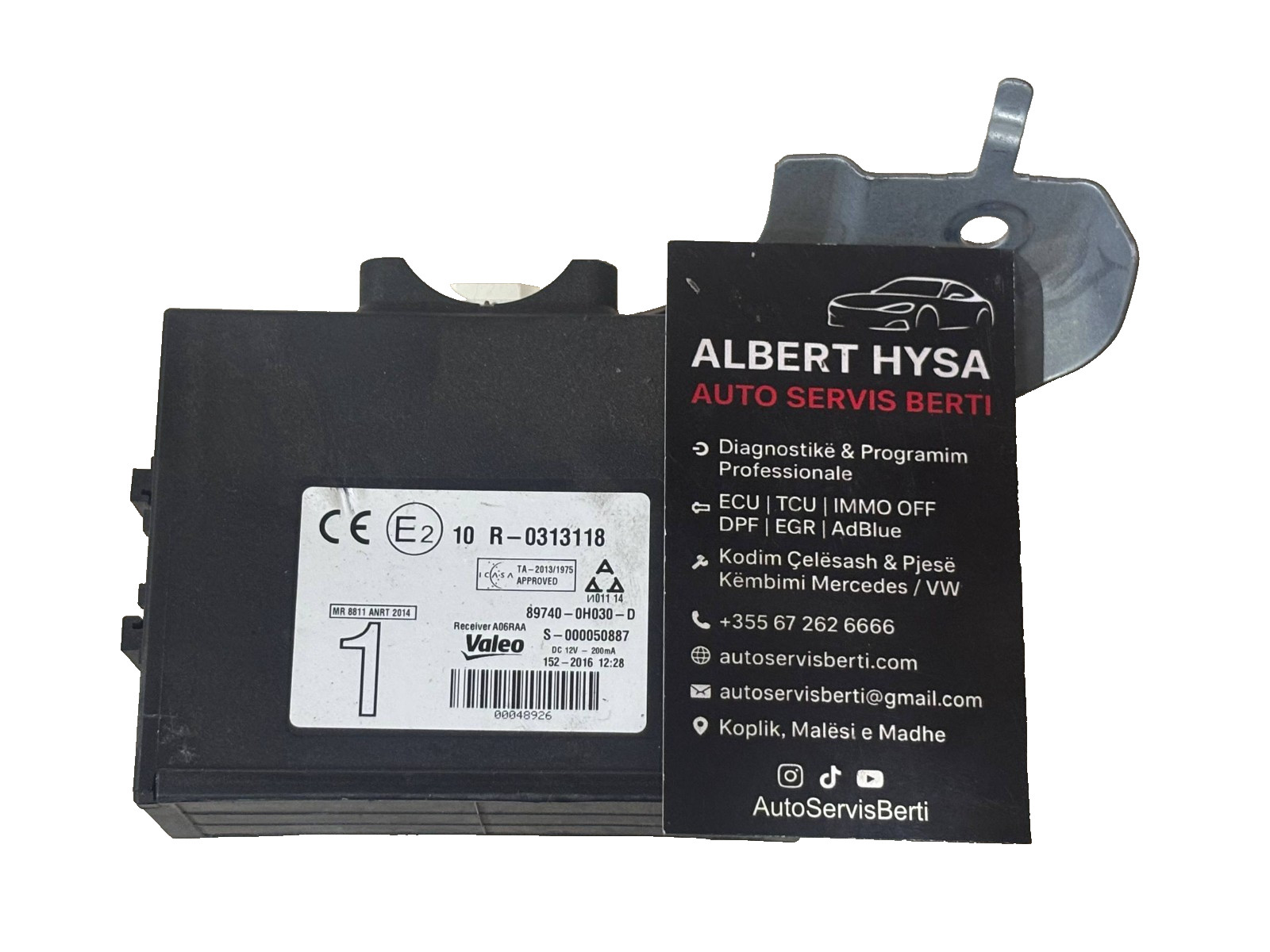 Toyota Door Control Module Valeo 89740-0H030-D S000050887 OEM