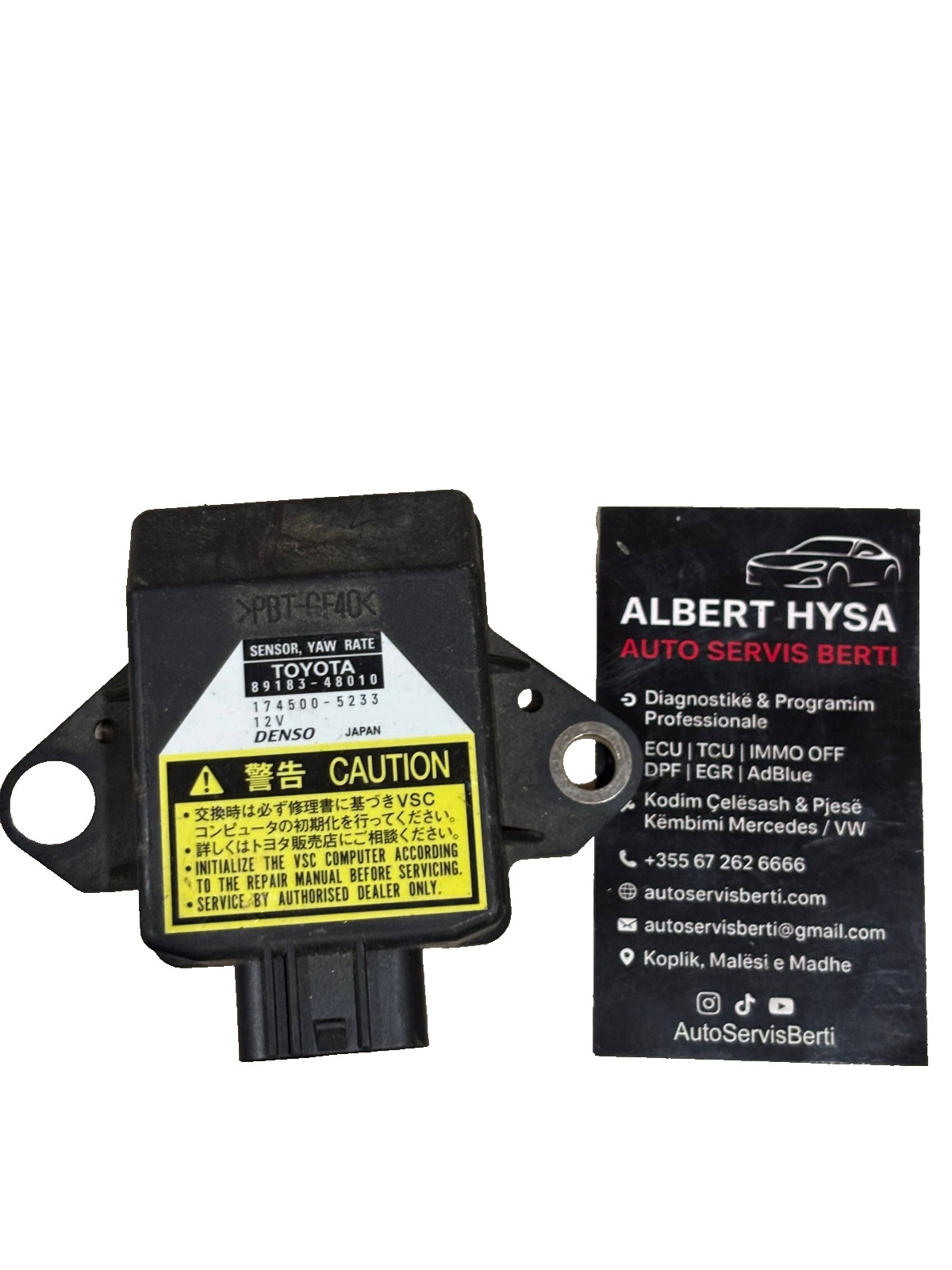 Toyota Yaw Rate Sensor Denso 89183-48010 174500-5233 OEM
