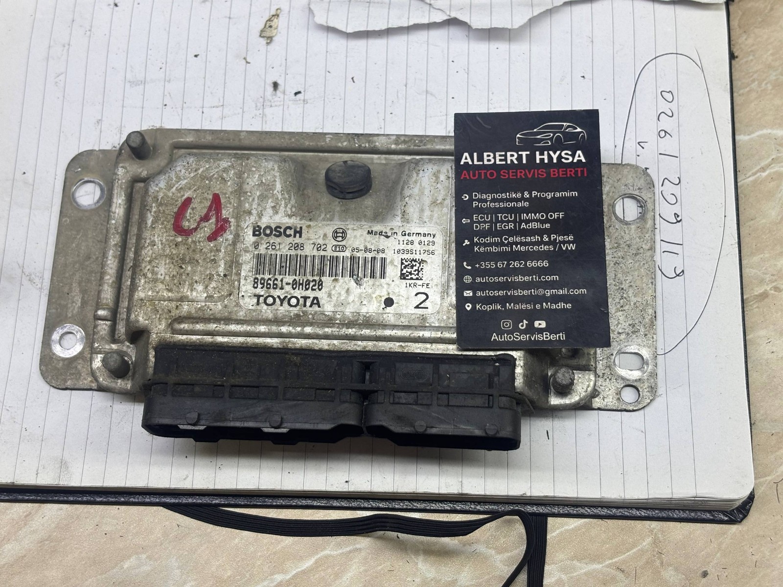 Bosch M7.9.5 Engine Control Unit ECU 89661-0H020 / 0261208702 OEM