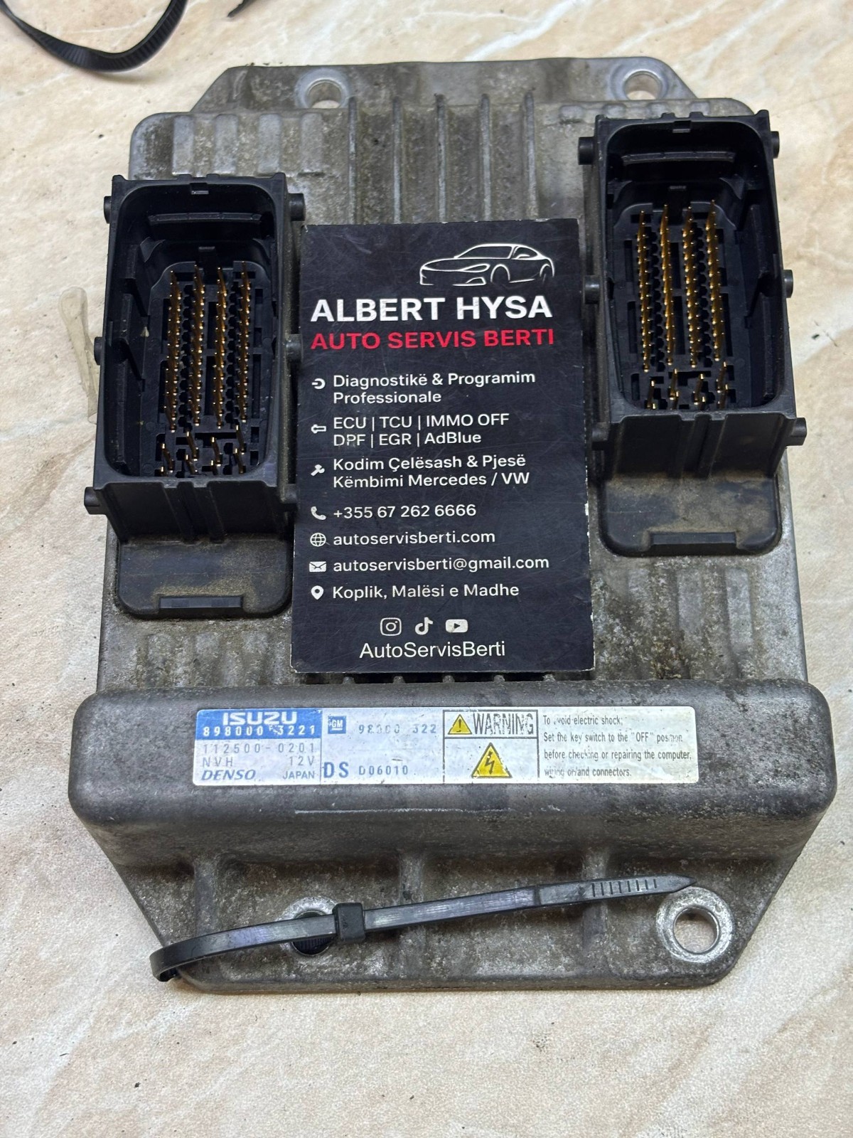 Denso Engine ECU 898000-3221 112500-0201 D06010
