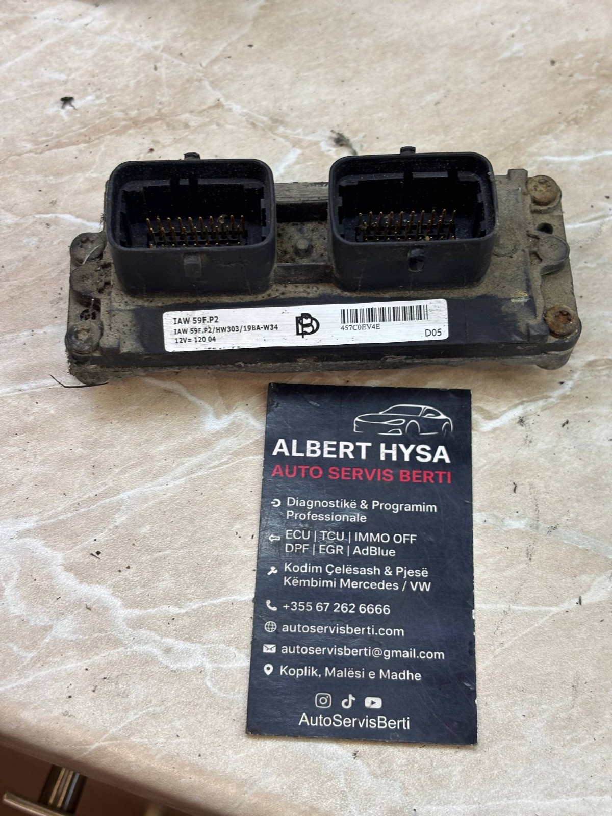 Magneti Marelli ECU 19BA-W34 IAW 59F.P2 457C0EV4E