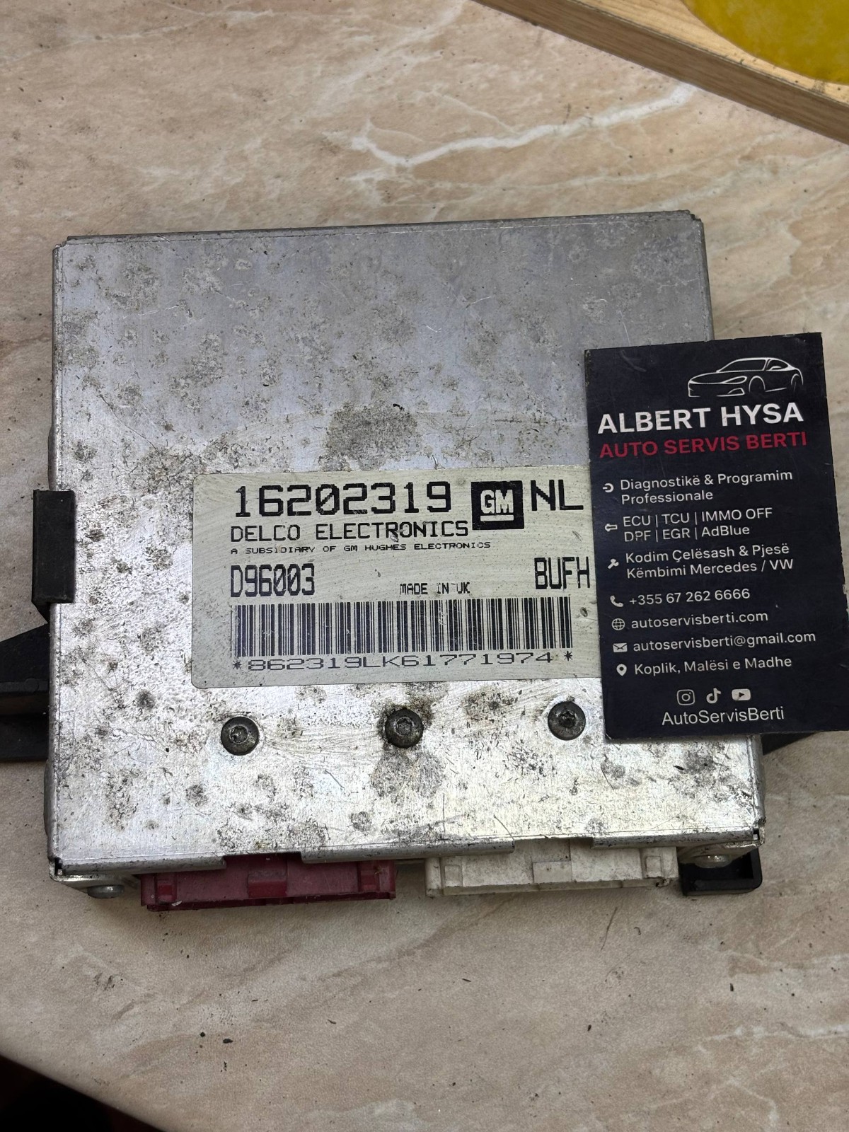GM Engine ECU 16202319 BUFH D96003