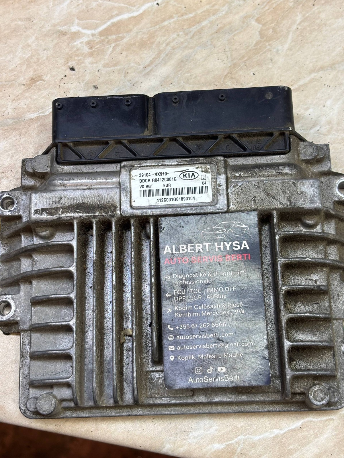 Kia Engine ECU 39104-4X910 DDCR R0412C001G