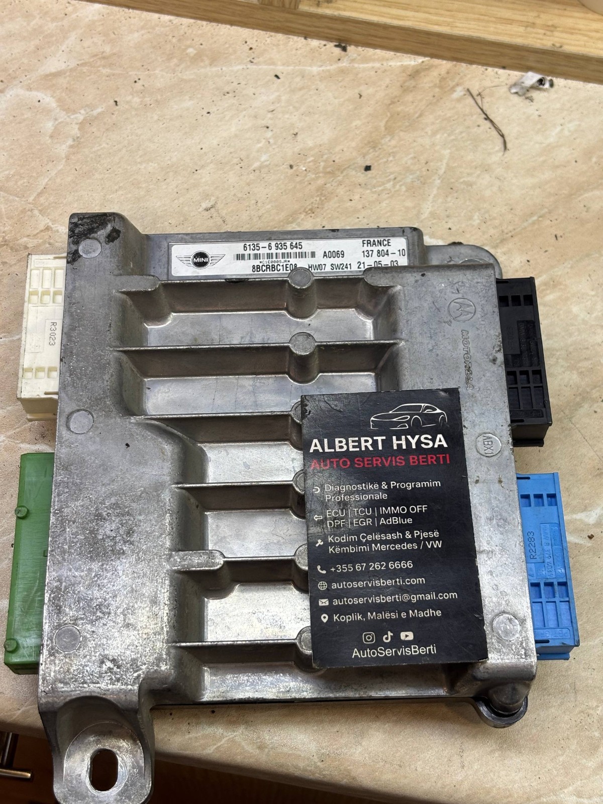 BMW Control Module 6135-6935645 137804-10 8BCRBC1E08